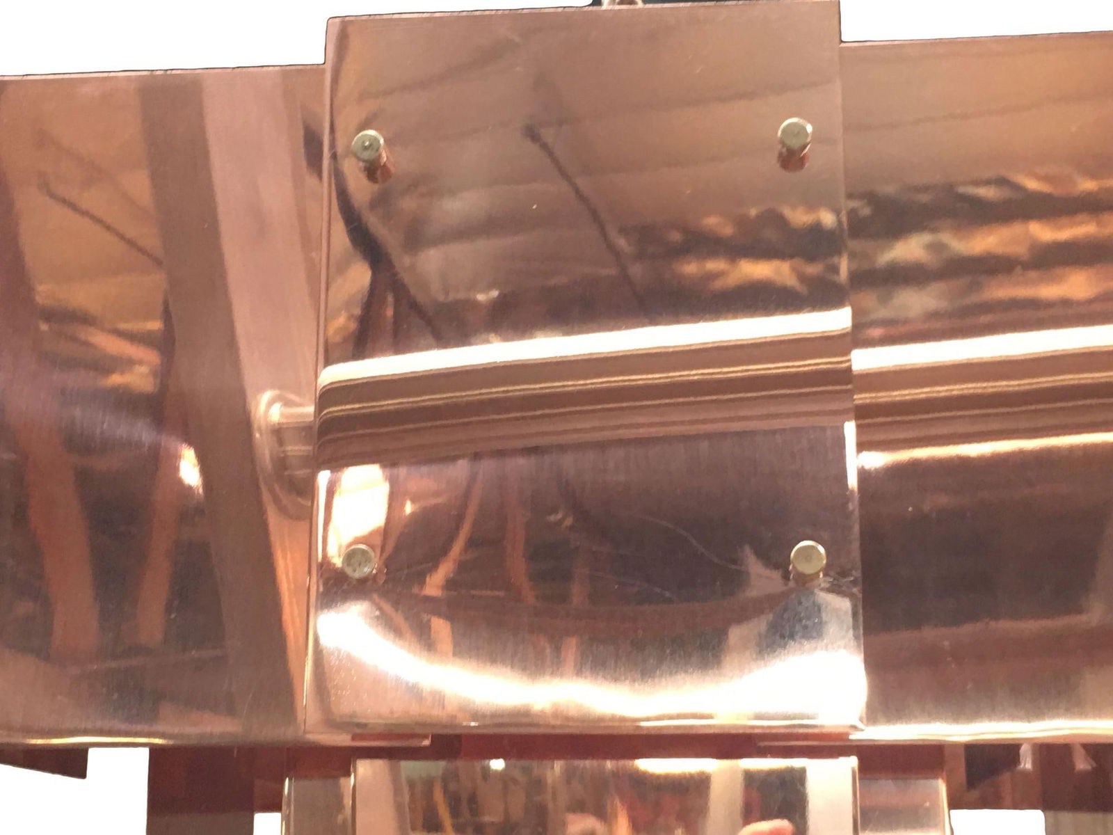 Robert Sonneman Designed Floating Panel "Cityscape" Brutalist Chandelier - 6