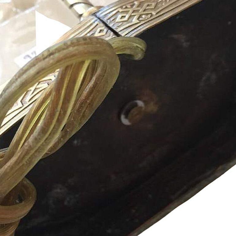 Porcelain Figural Harlequin Lamp with Brass Base, circa 1920 - 6