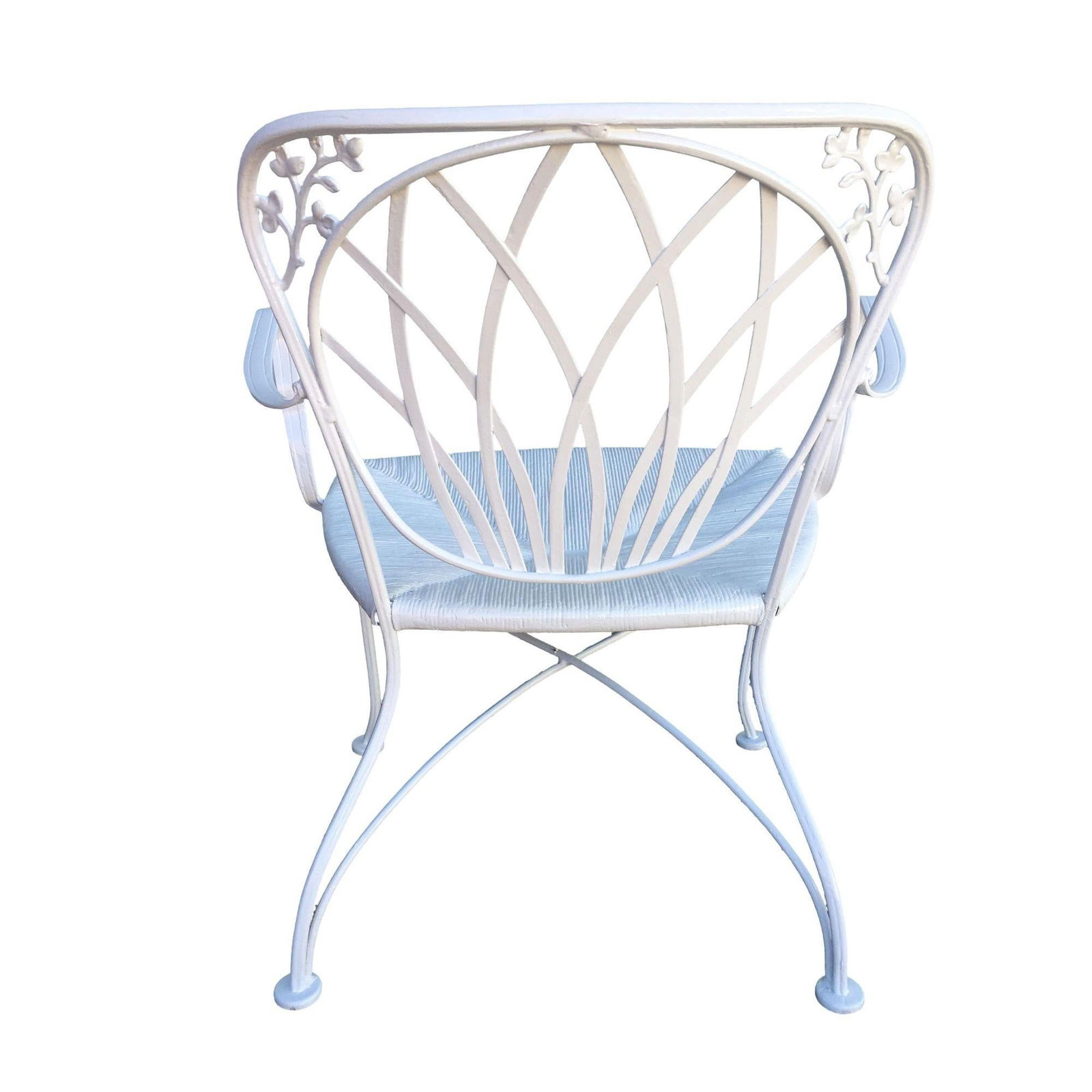 Woodard Art Nouveau Iron Patio/Outdoor Lounge Chair, Set of 4 - 12