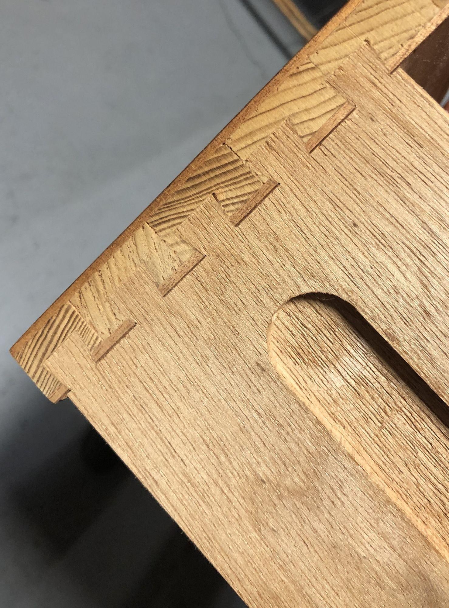 Restored Mid Century Modern Teak Wood Desk with Adjustable Base and Drop Leaf - 8