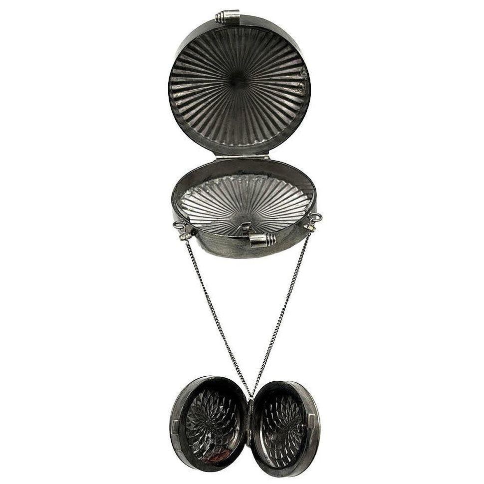 Valentino Enameled Powder & Rouge Makeup Cases w/ Gems - 3