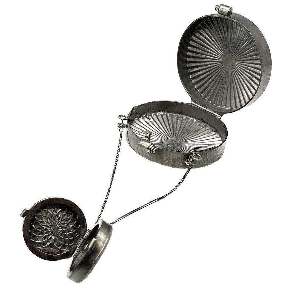 Valentino Enameled Powder & Rouge Makeup Cases w/ Gems - 4