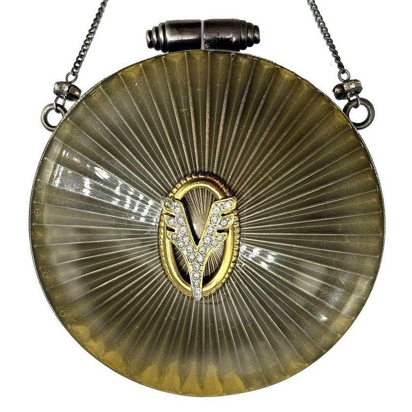 Valentino Enameled Powder & Rouge Makeup Cases w/ Gems - 6