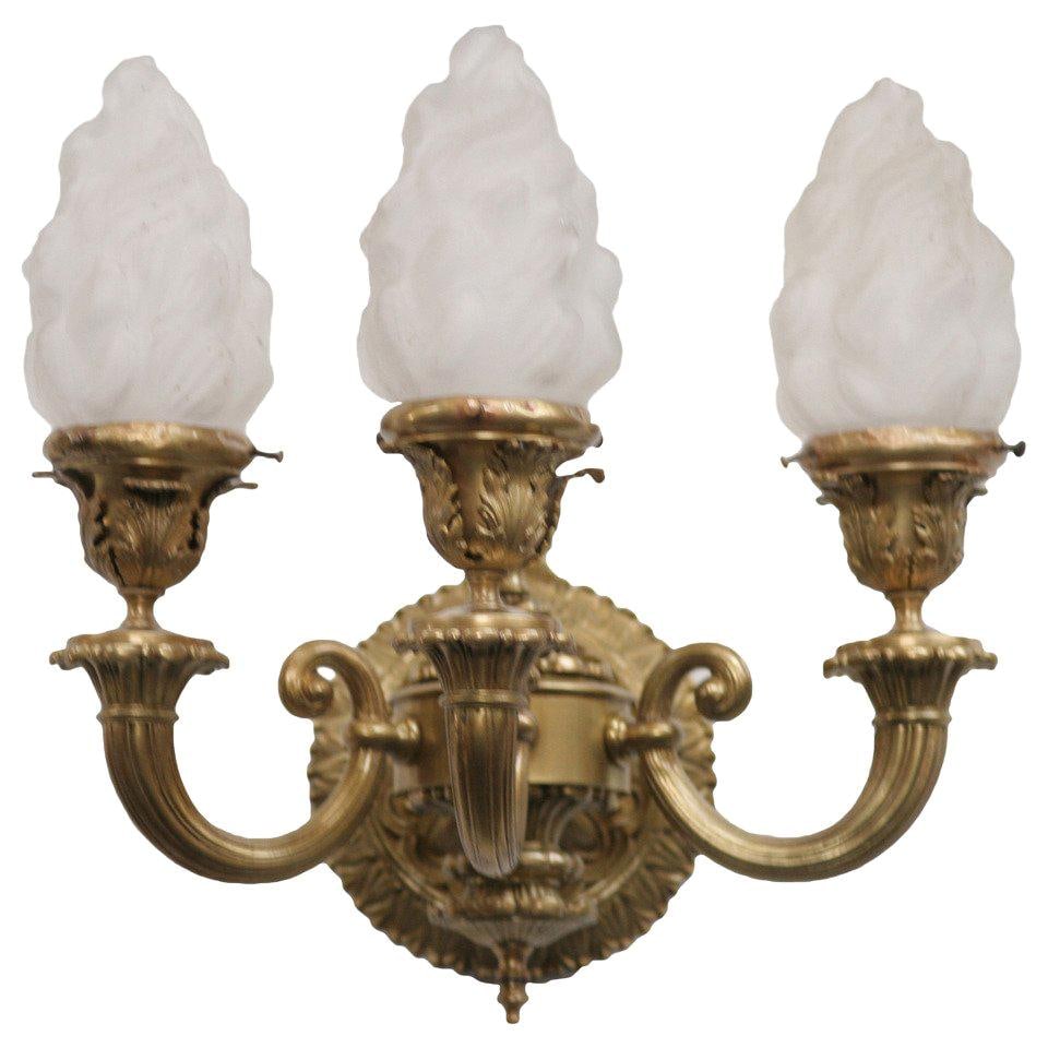 Bronze Classical Revival Wall Sconce - 2