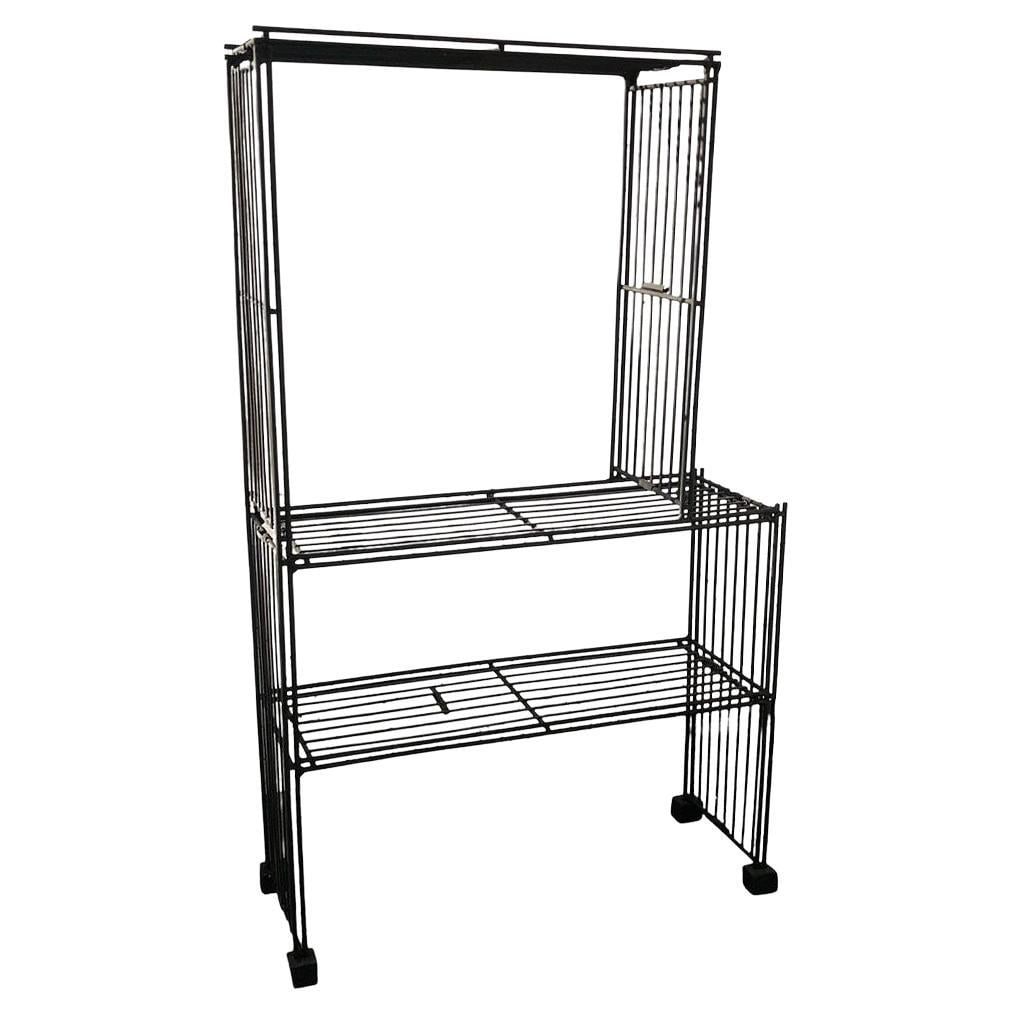 Mid-Century 3-Tier Iron Wire Art Display Shelf Bookshelf Etagere - 13