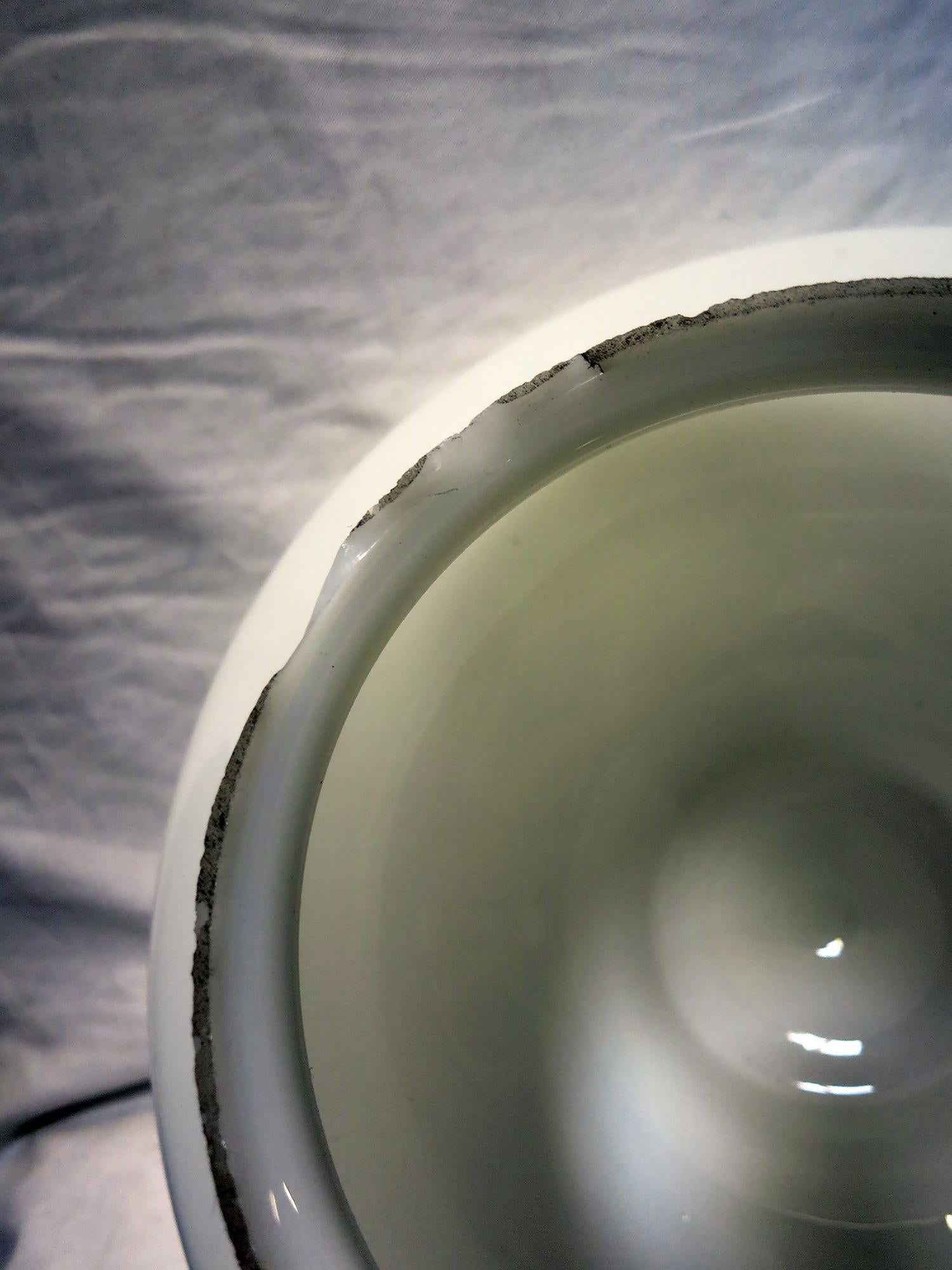 Large Schoolhouse Bell-Shape Ceiling Glass Globe Pendant - 4