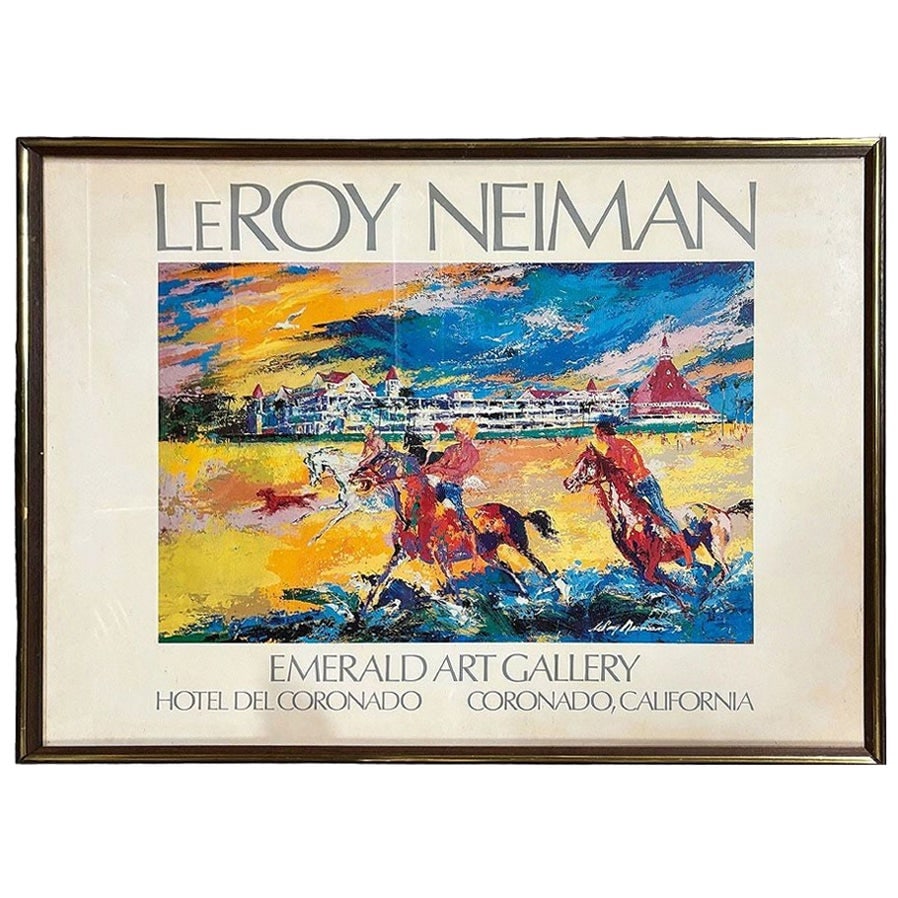 LeRoy Neiman Hotel Large Del Coronado Framed Poster Print by Emerald Art Gallery (1 of 6)