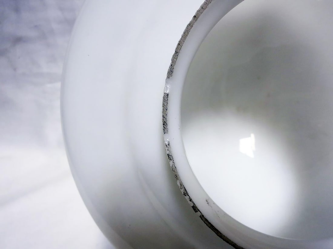 Short Schoolhouse Mushroom-Shape Ceiling Glass Globe Pendant - 5