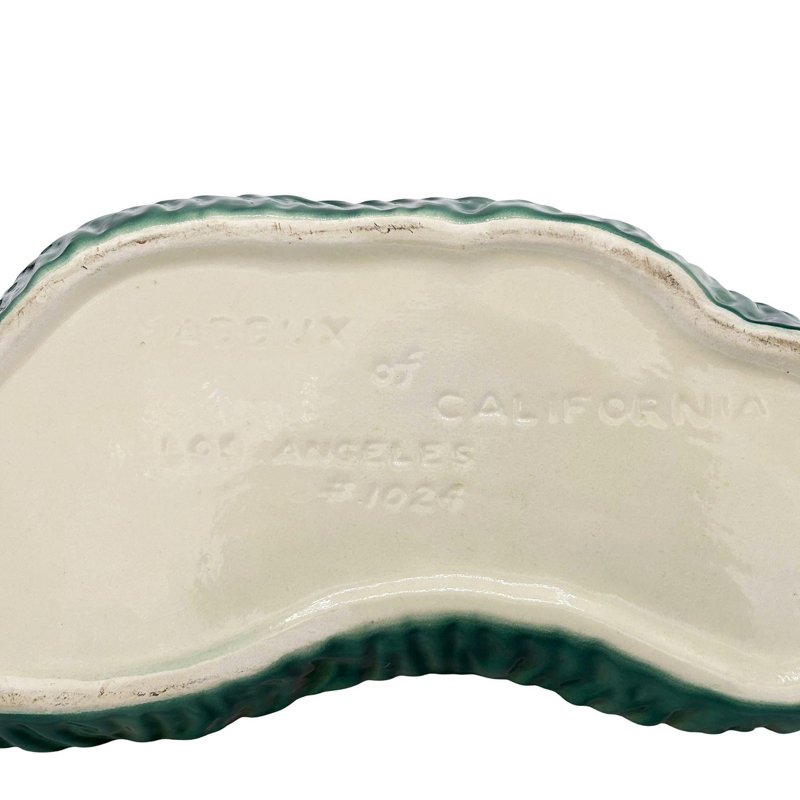 Mid-century Ceramic Flamingo Figurine Set in Tropical Pond Tray by Maddux - 16