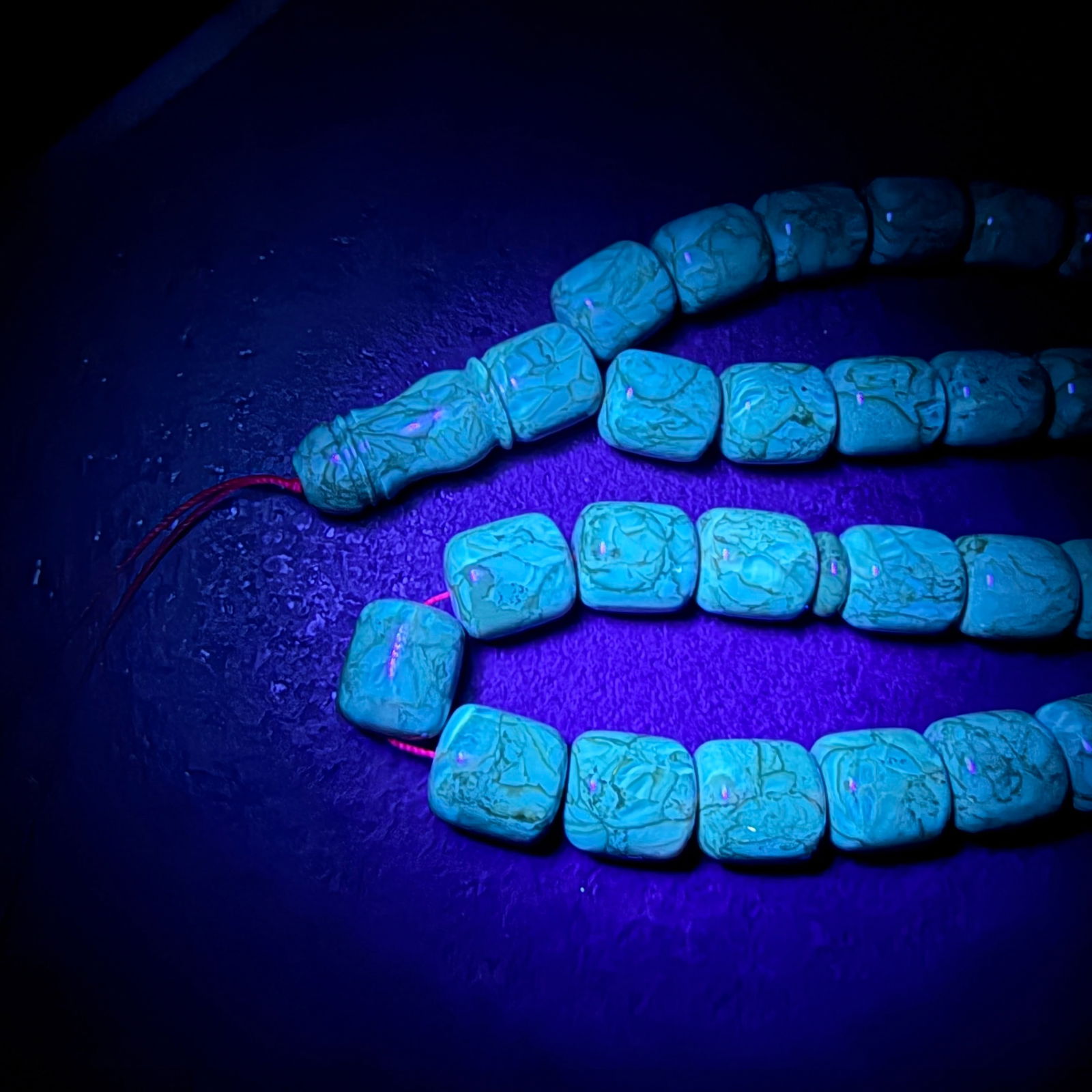 Unique and Splendid Amber Tesbih made from Barrel shaped Amber beads - 9