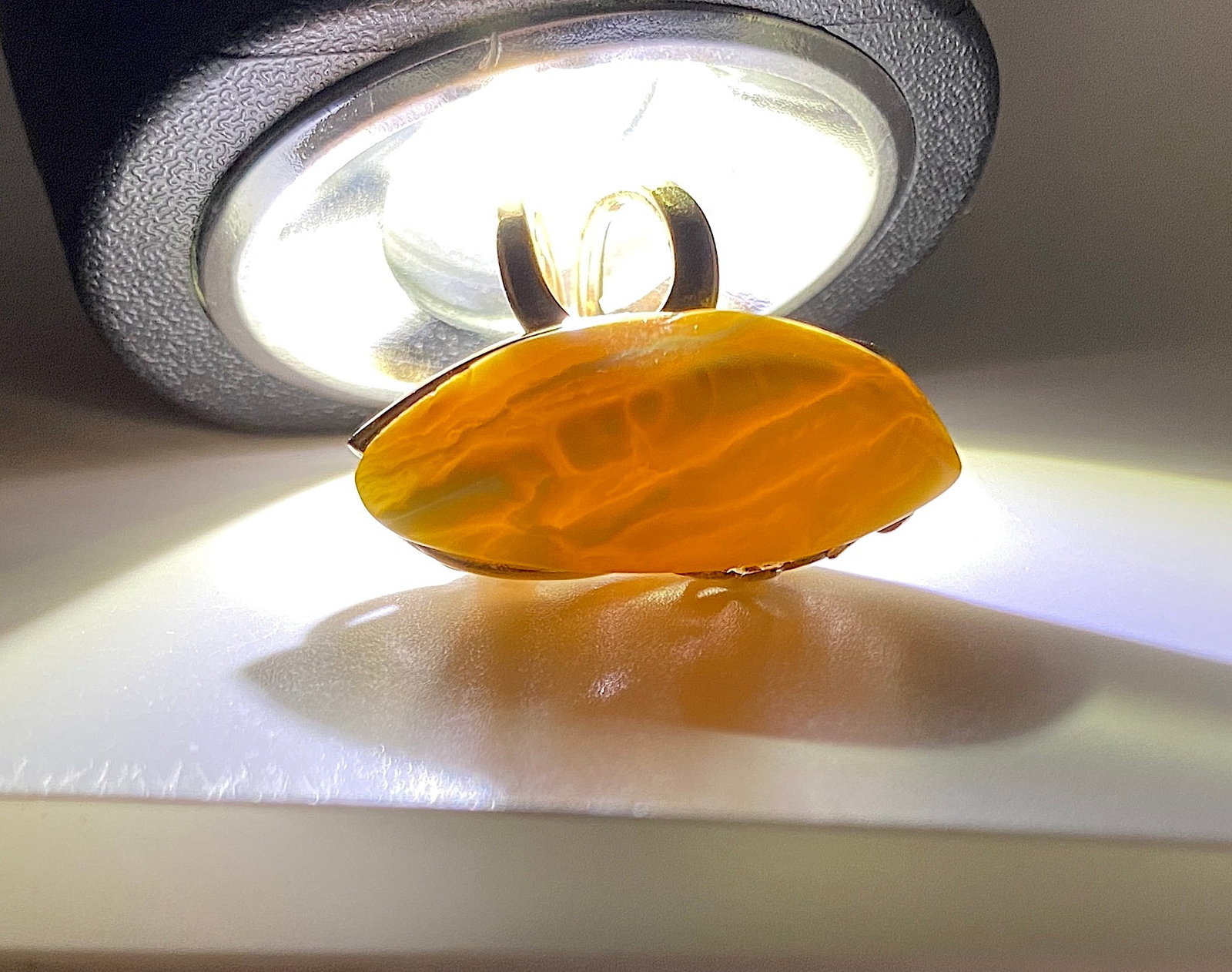 Unique and Beautiful Amber Ring - 8