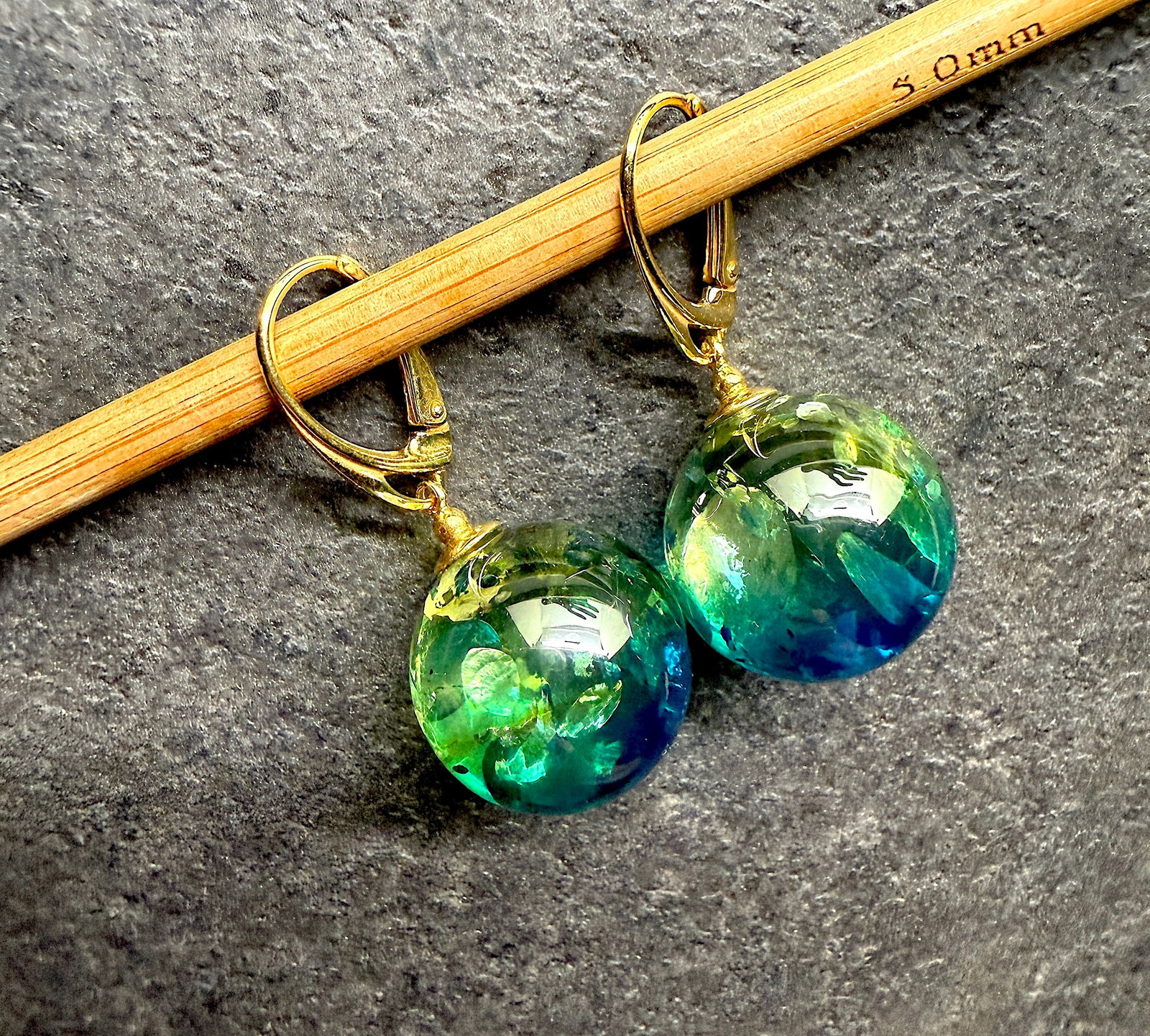 Splendid Amber Earrings - 3