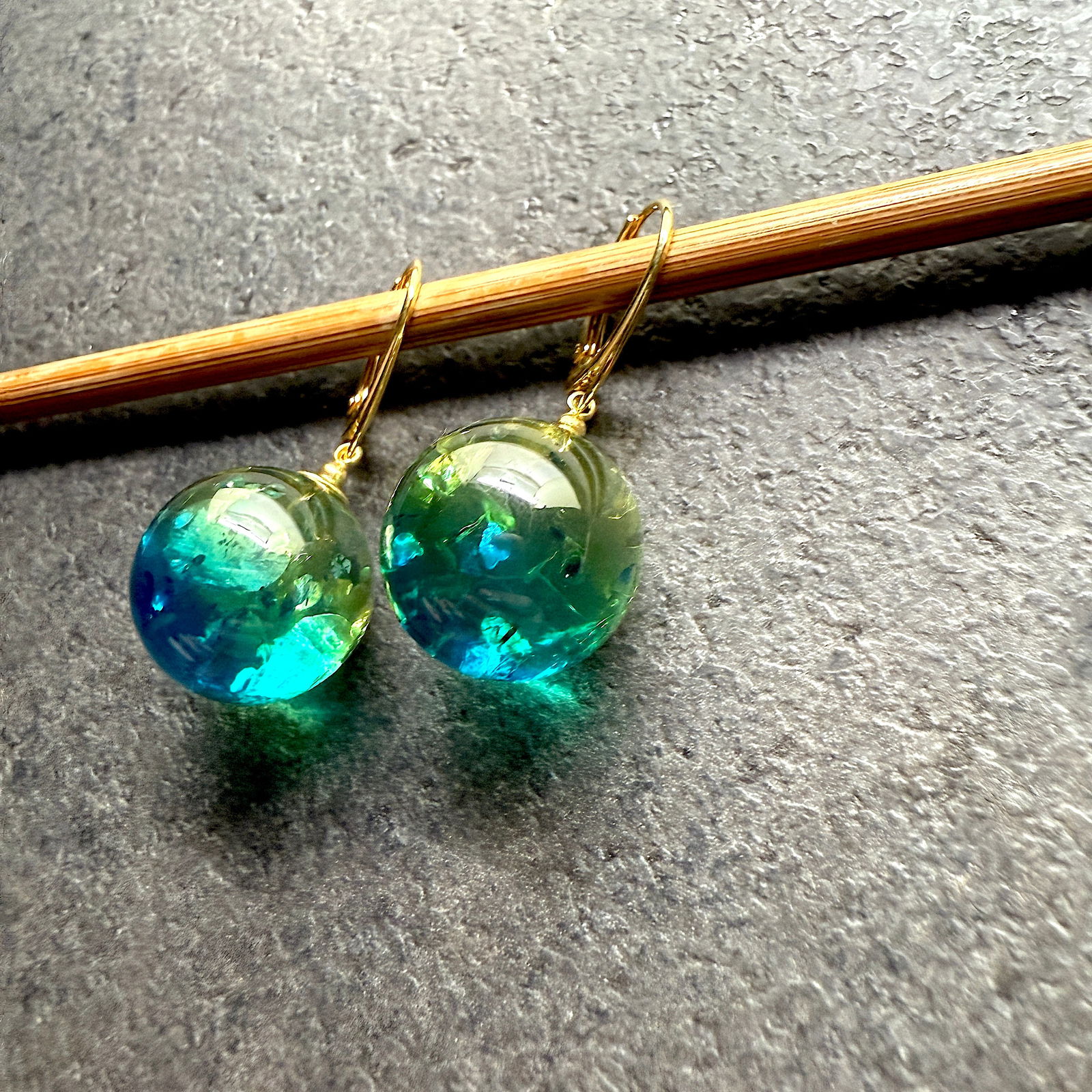 Splendid Amber Earrings - 6