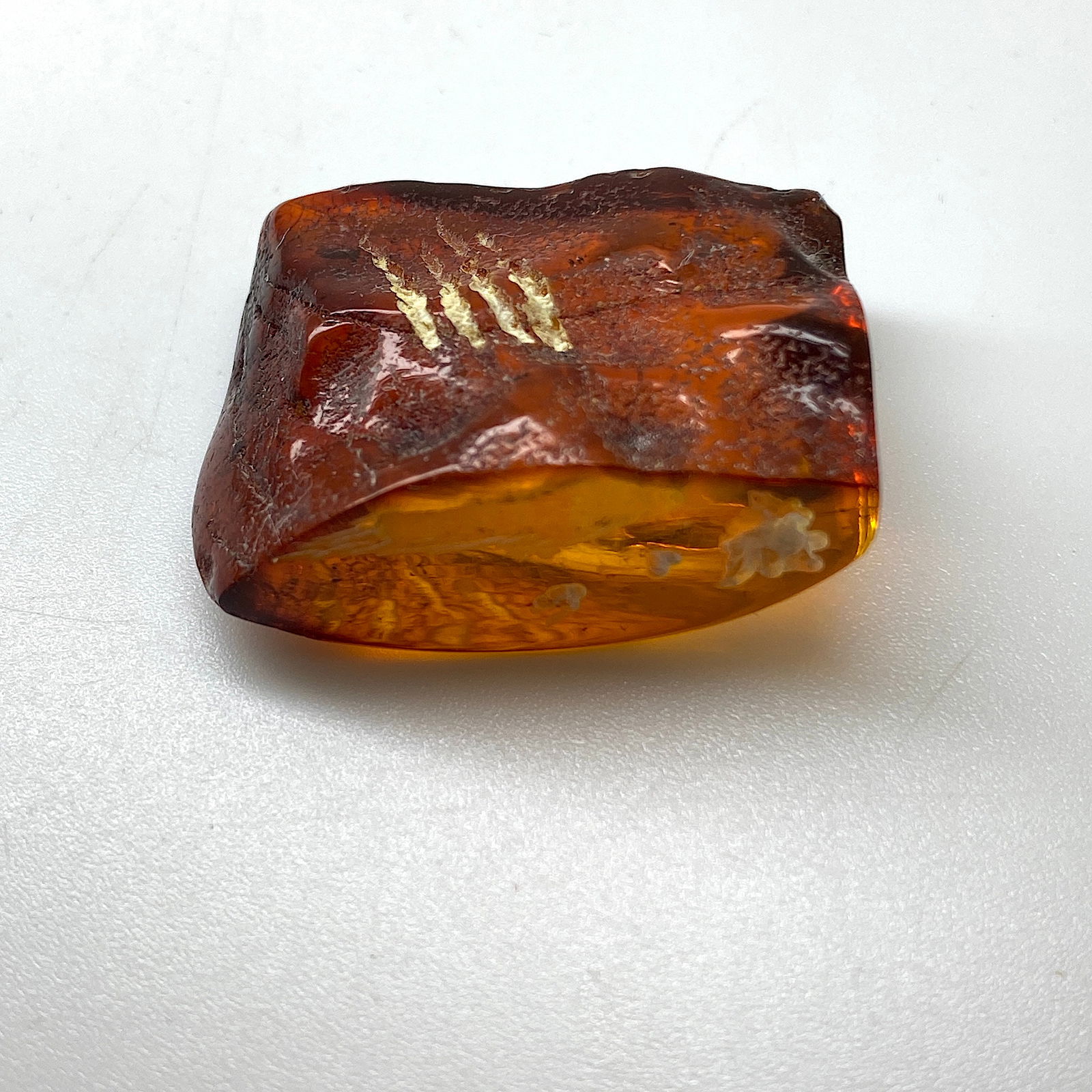Masterpiece Hand Carving in Natural Amber stone - 6