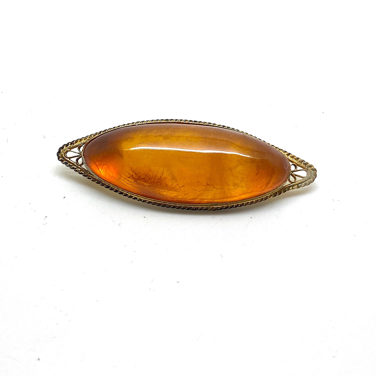 Phenomenal Amber Brooch - 3
