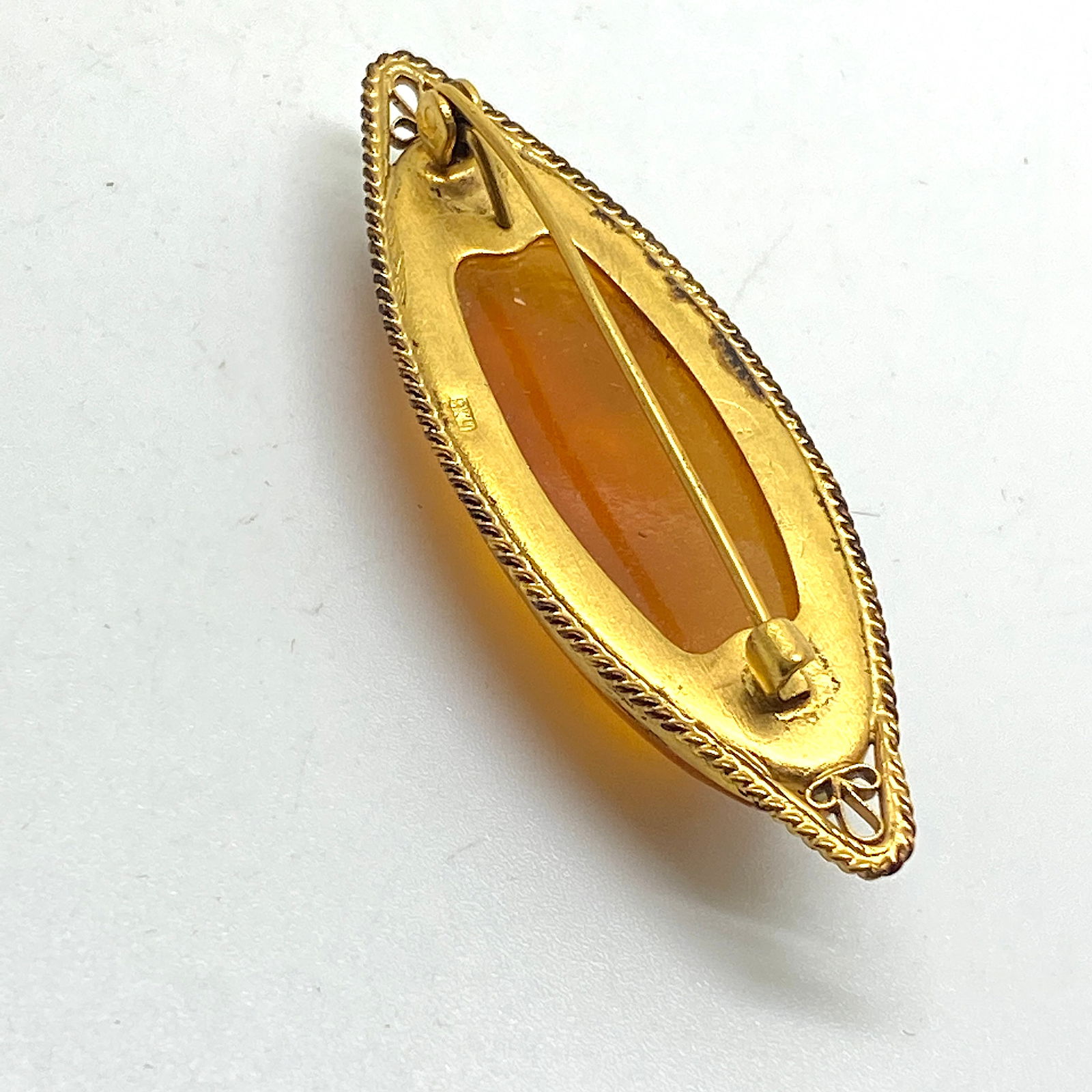 Phenomenal Amber Brooch - 5
