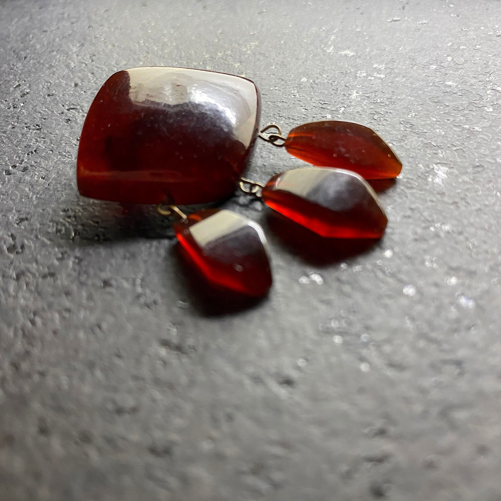 Antique Amber Brooch - 3