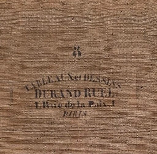 Antique Painting Original Portrait, Woman, Farmer 19th century Durand-Ruel - 9