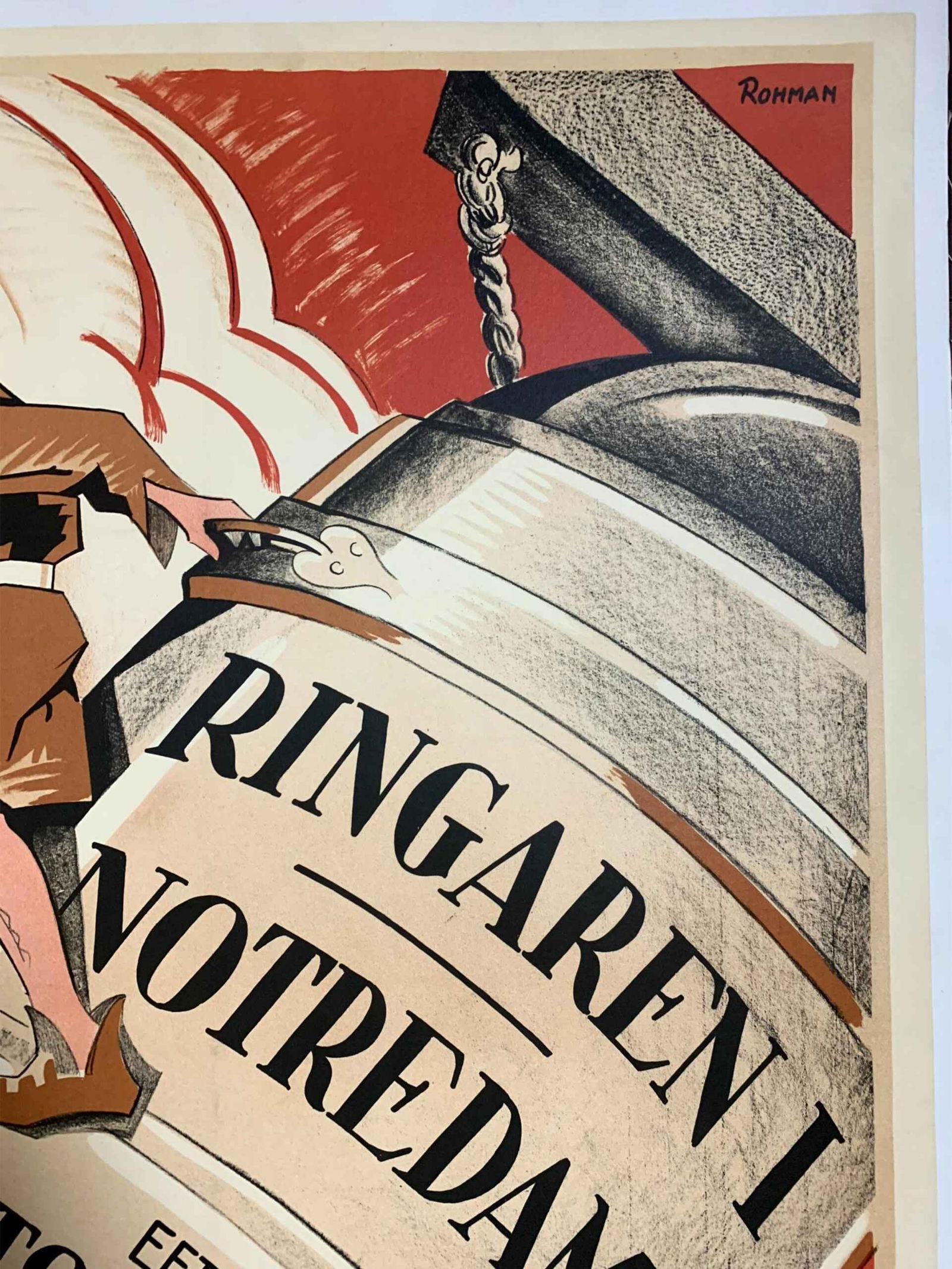 The Hunchback Of Notre Dame - Victor Hugo (1923) Swedish One Sheet Movie Poster LB - 6