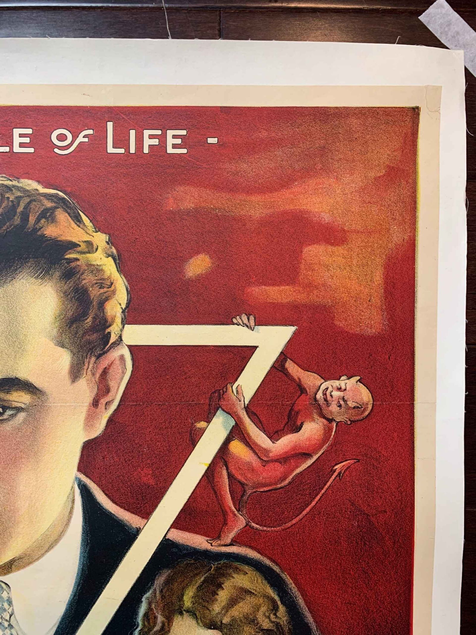 The Lone Chance - John Gilbert (1924) 27.5x40 US One Sheet Silent Movie Poster LB - 5