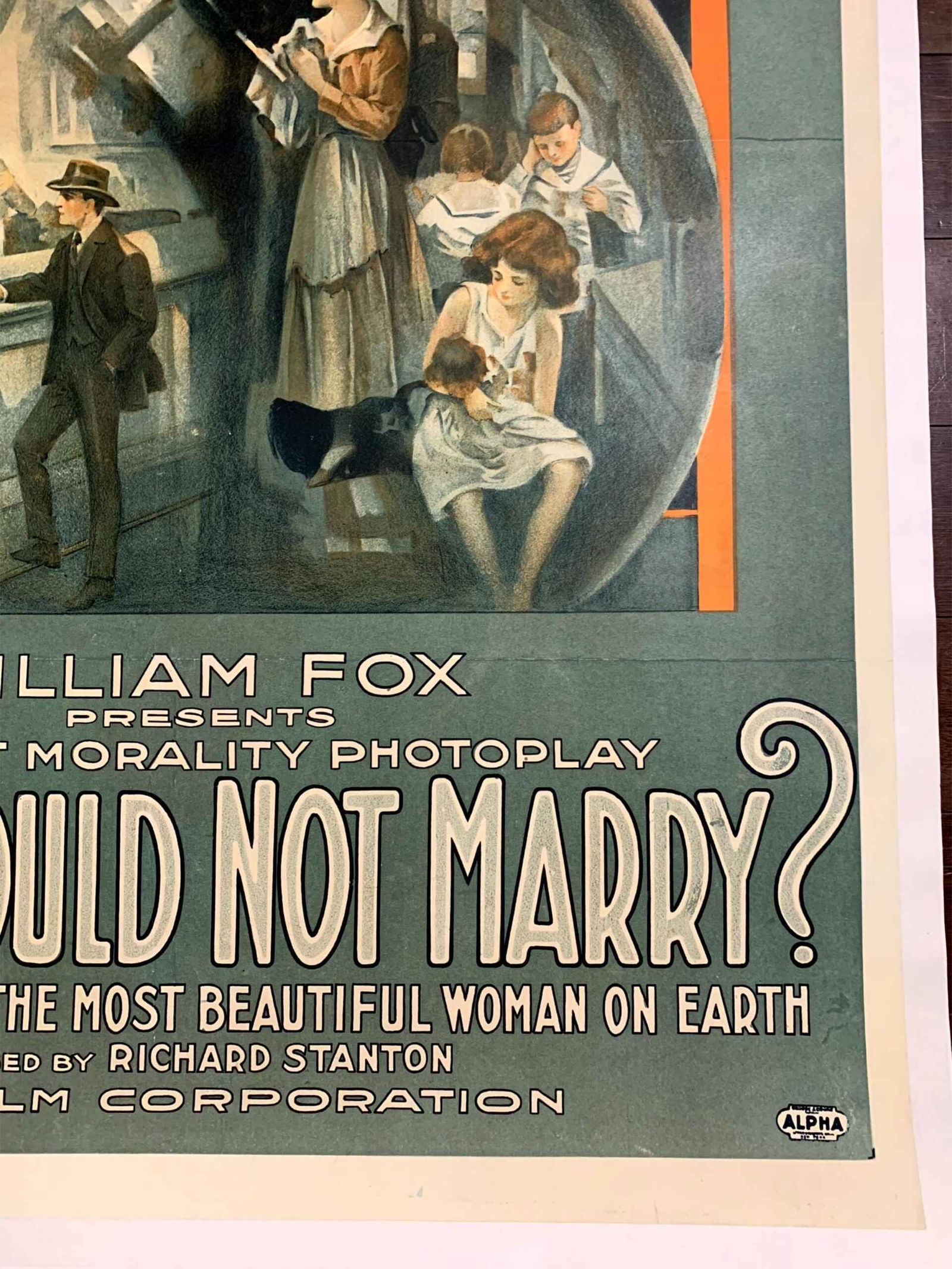 Why I Would Not Marry (1918) US One Sheet Movie Poster LB - 5