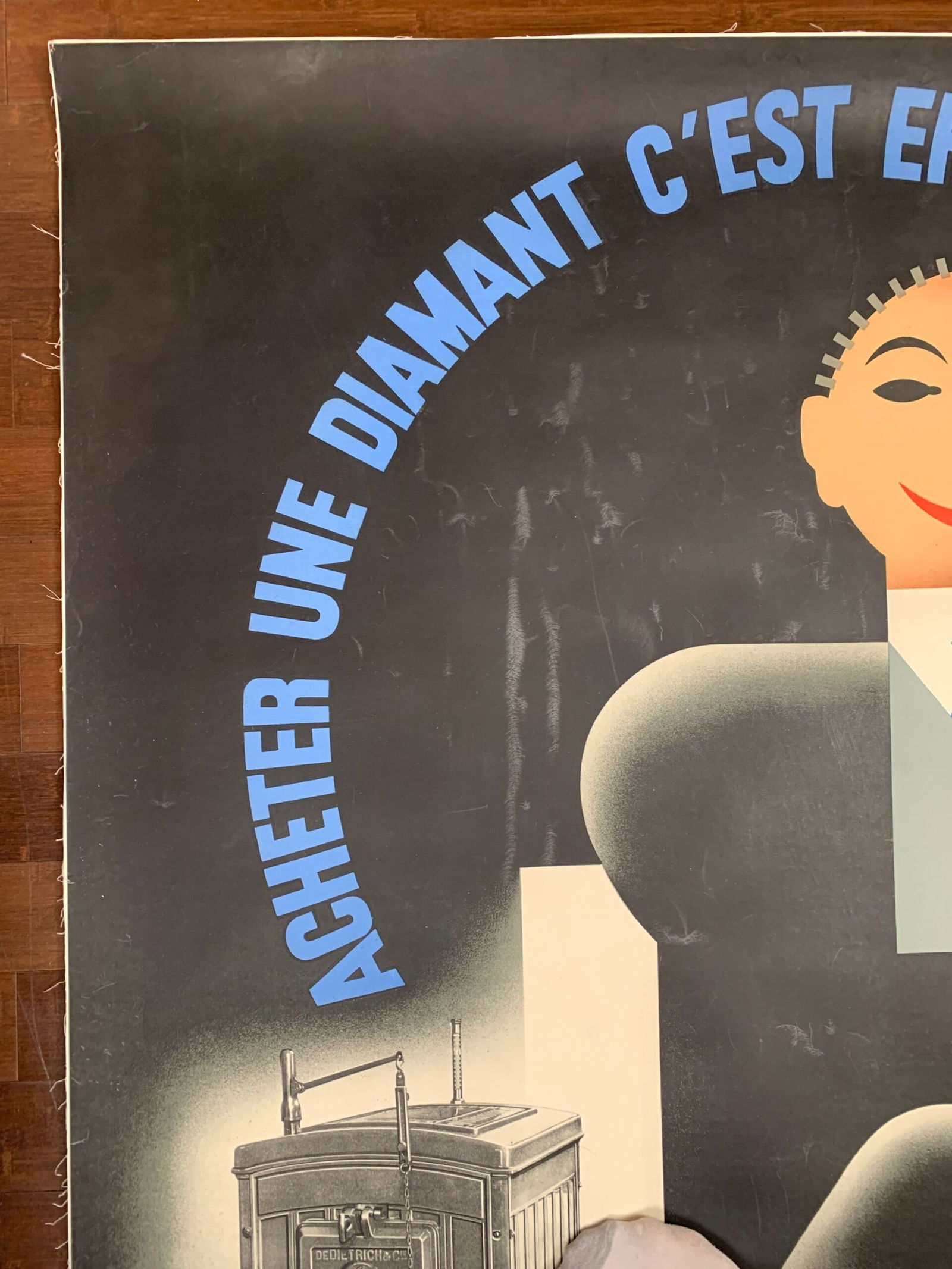 Diamont Dietrich - Art Francis Bernard (1930) 61x90.5 French Poster LB - 7