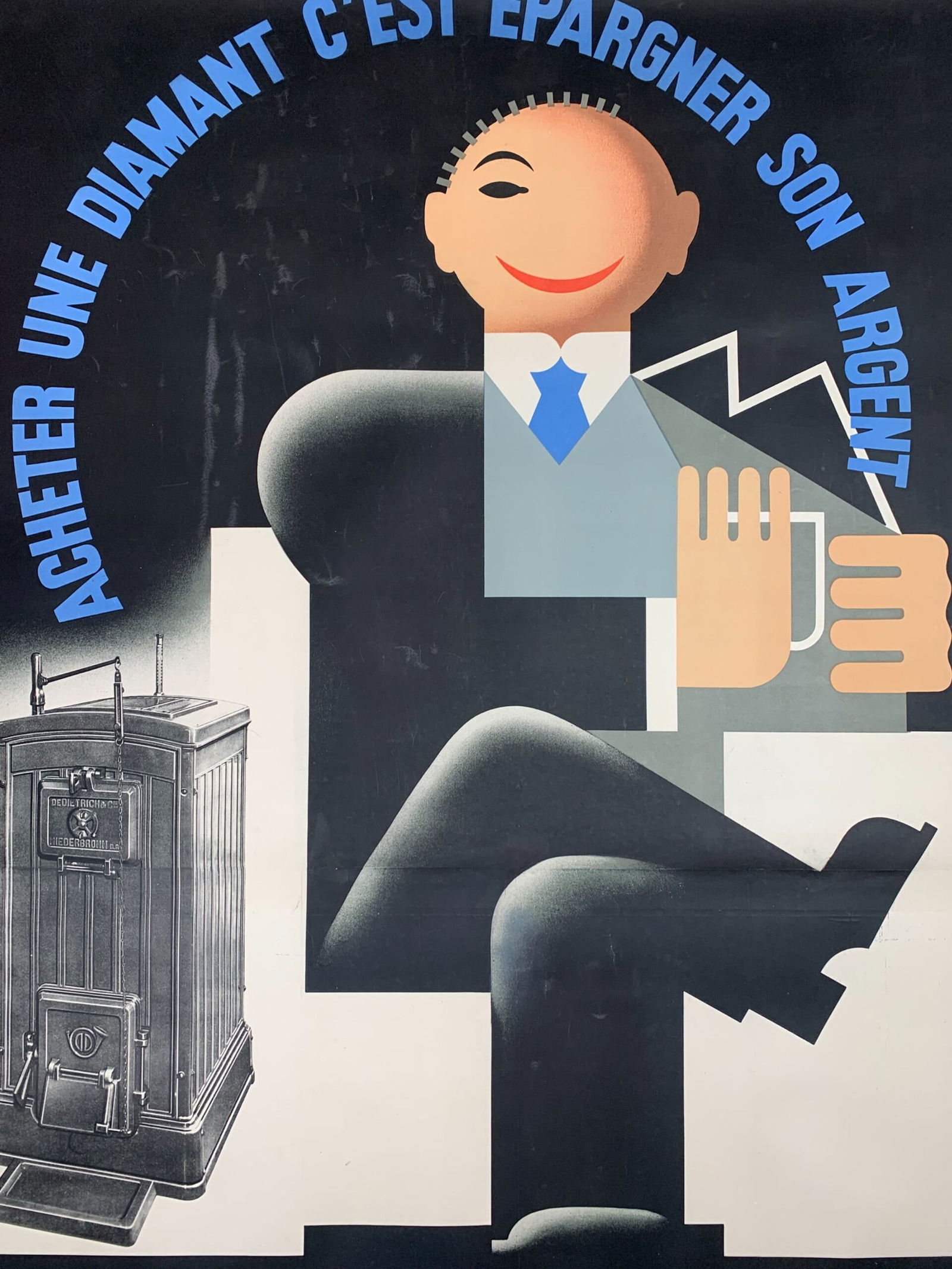 Diamont Dietrich - Art Francis Bernard (1930) 61x90.5 French Poster LB - 9