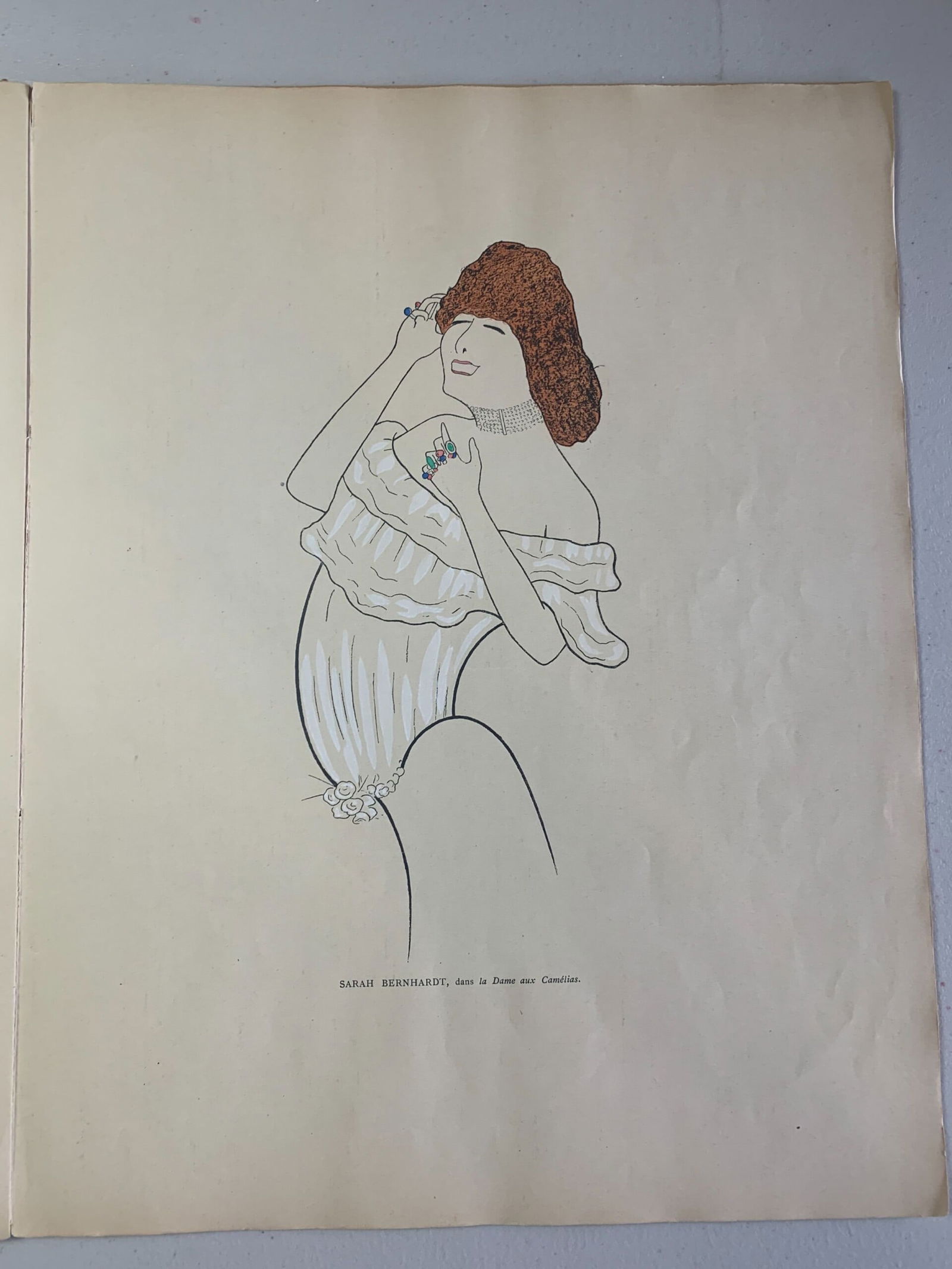 Nos Actrices Pas Cappiello (1899) 18x14 French Hardcover. First Edition. - 10