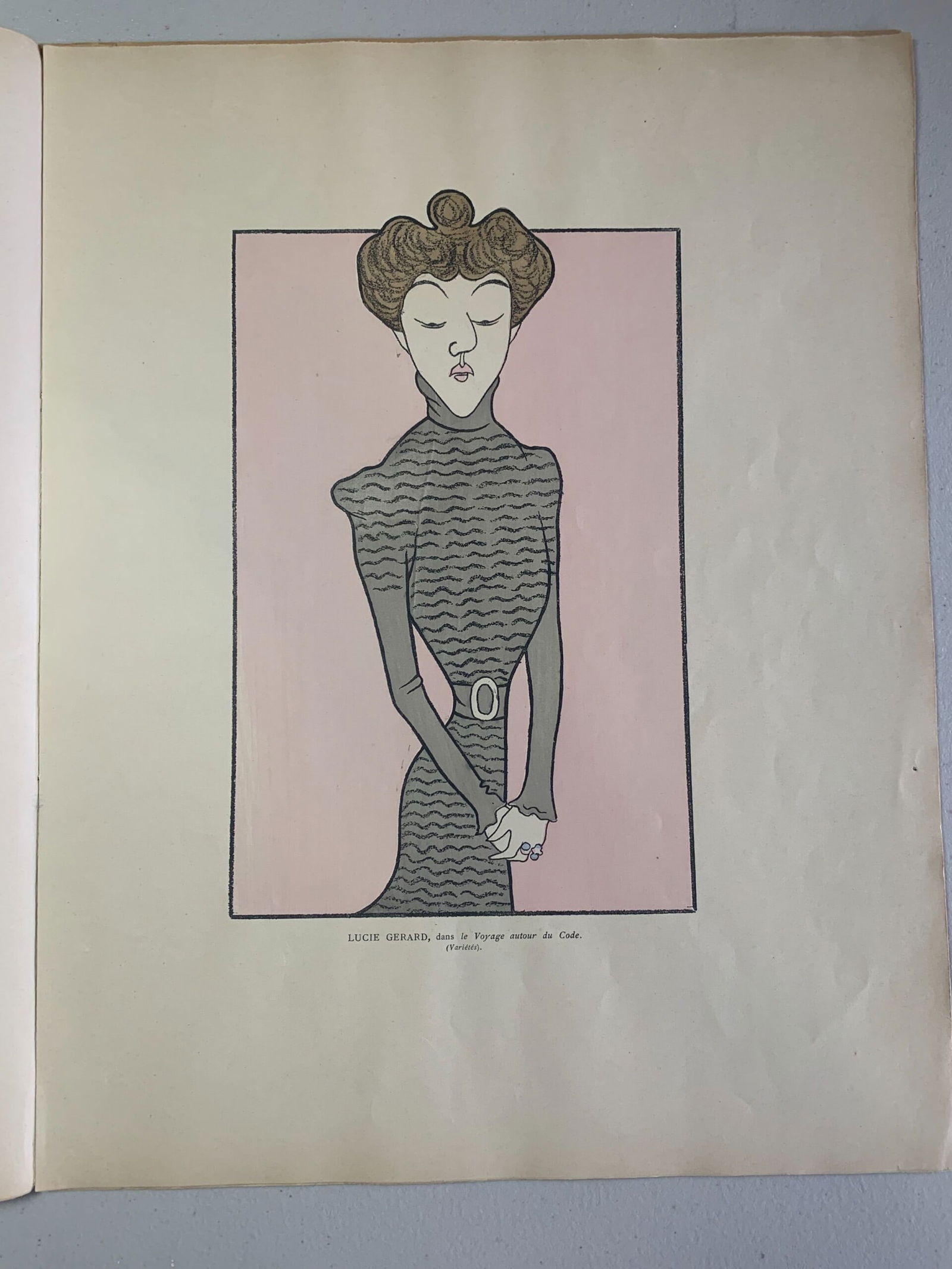 Nos Actrices Pas Cappiello (1899) 18x14 French Hardcover. First Edition. - 16