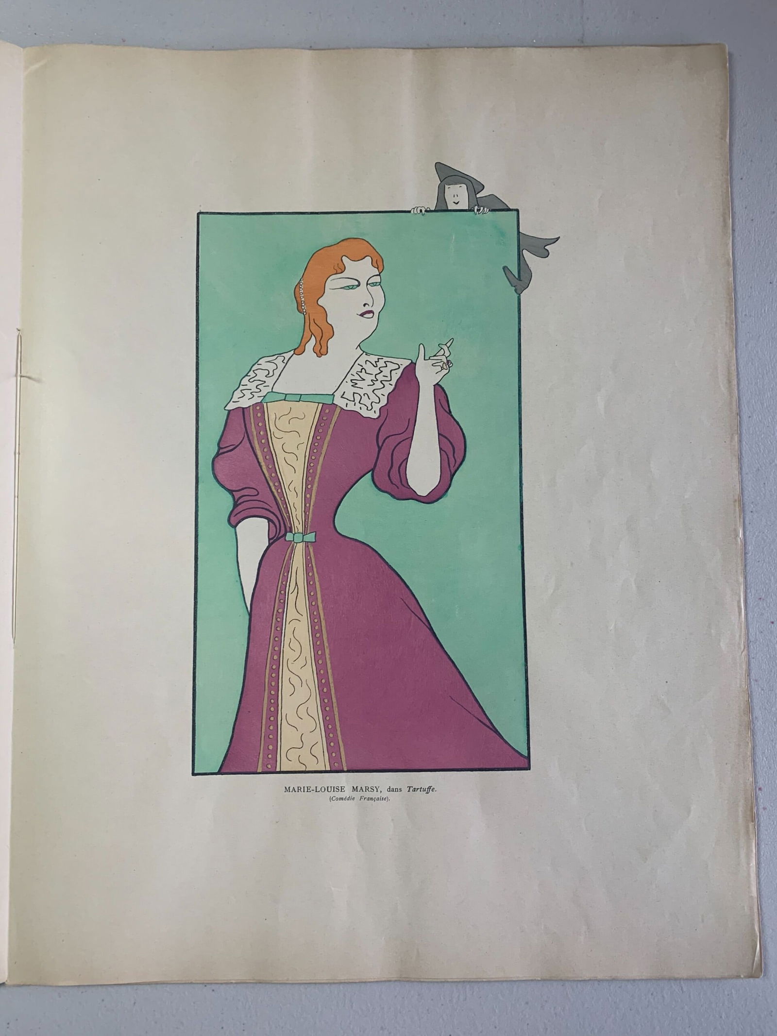 Nos Actrices Pas Cappiello (1899) 18x14 French Hardcover. First Edition. - 5