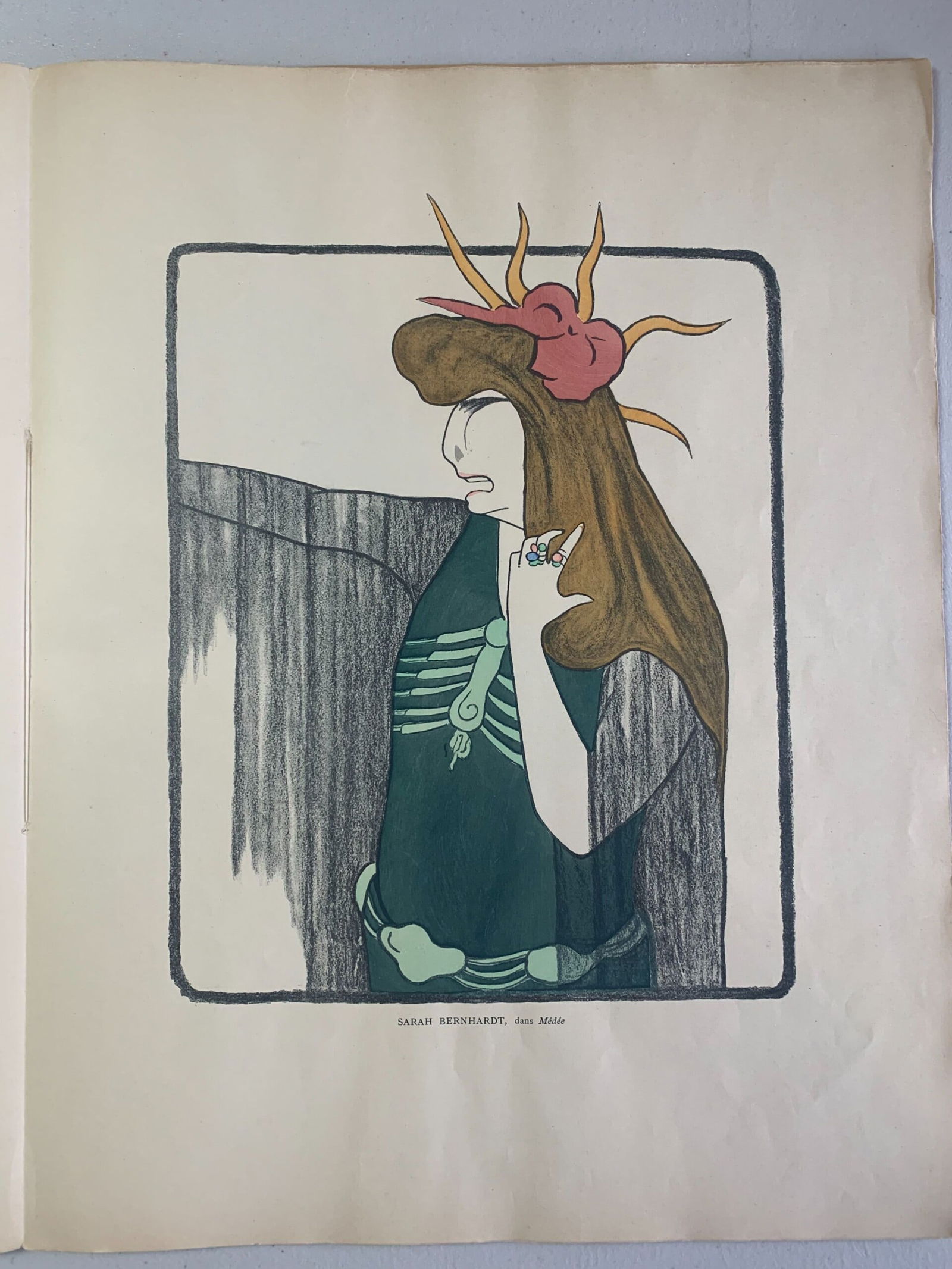 Nos Actrices Pas Cappiello (1899) 18x14 French Hardcover. First Edition. - 9