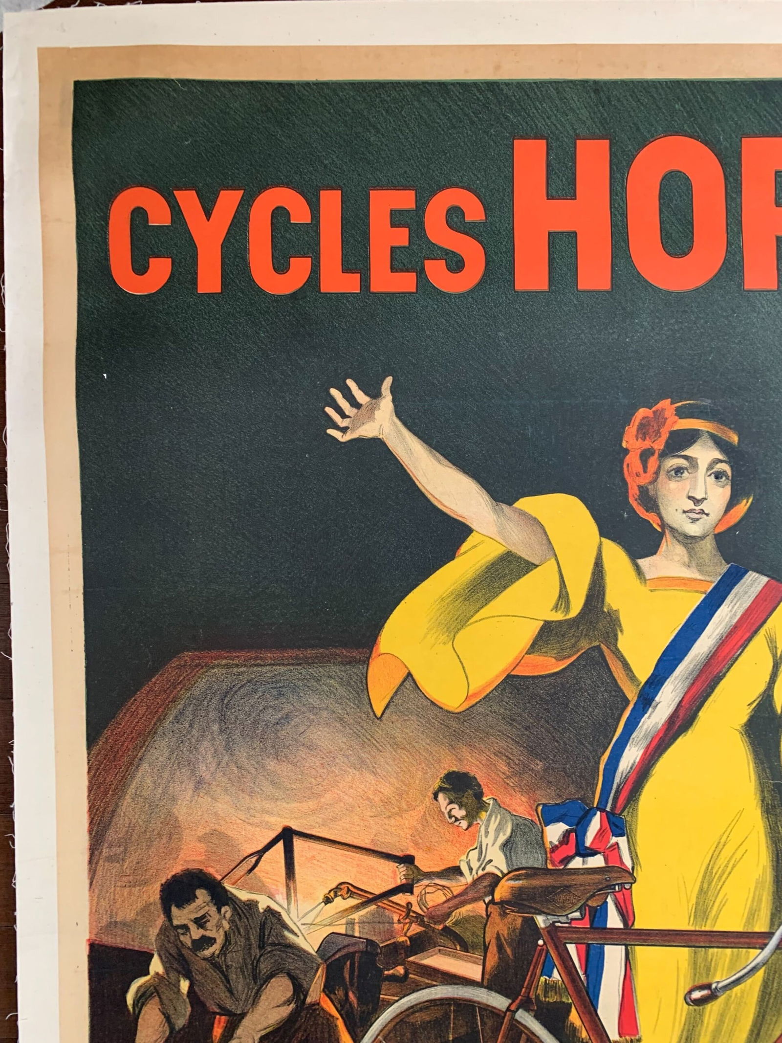Cycles Horer - Monogram CR (1917) 38x53 French Advertising Poster LB - 3