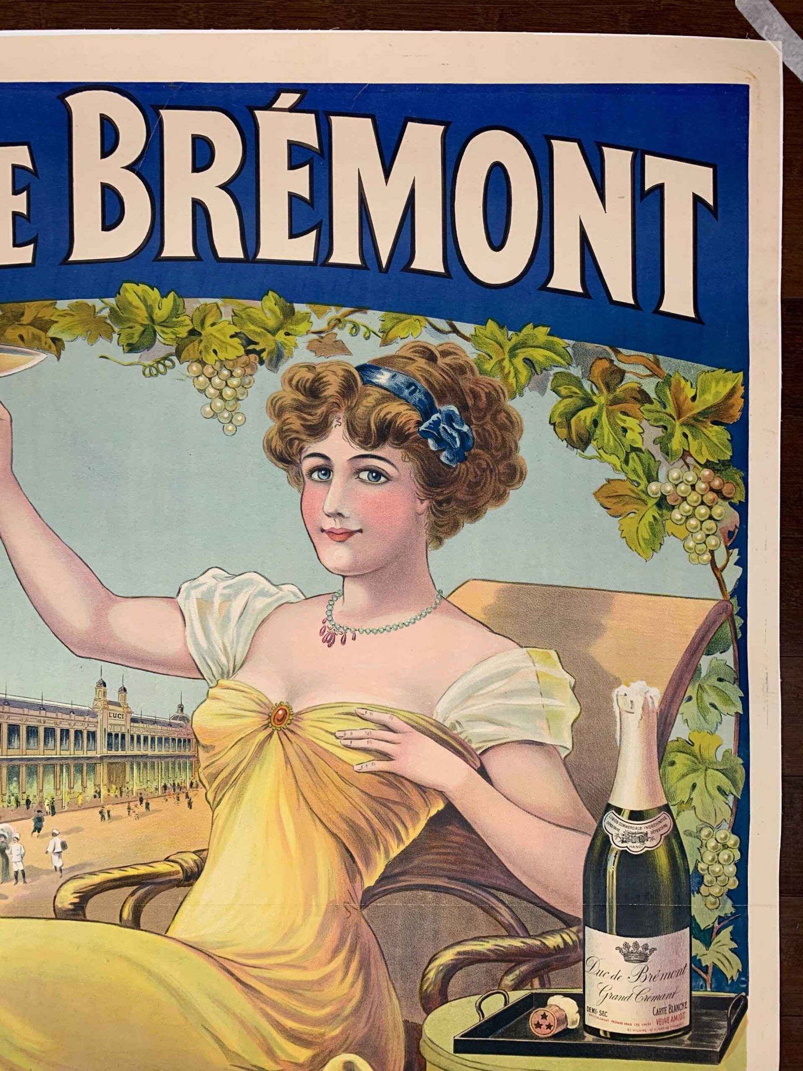 Duc de Bremont - Art PAI (1900) 38x58 French Advertising Poster LB - 3
