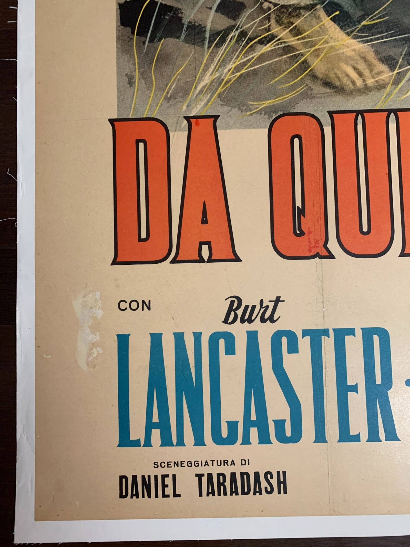 From Here to Eternity - Art by Simeoni (1953) 55x79 Italian Movie Poster LB - 3