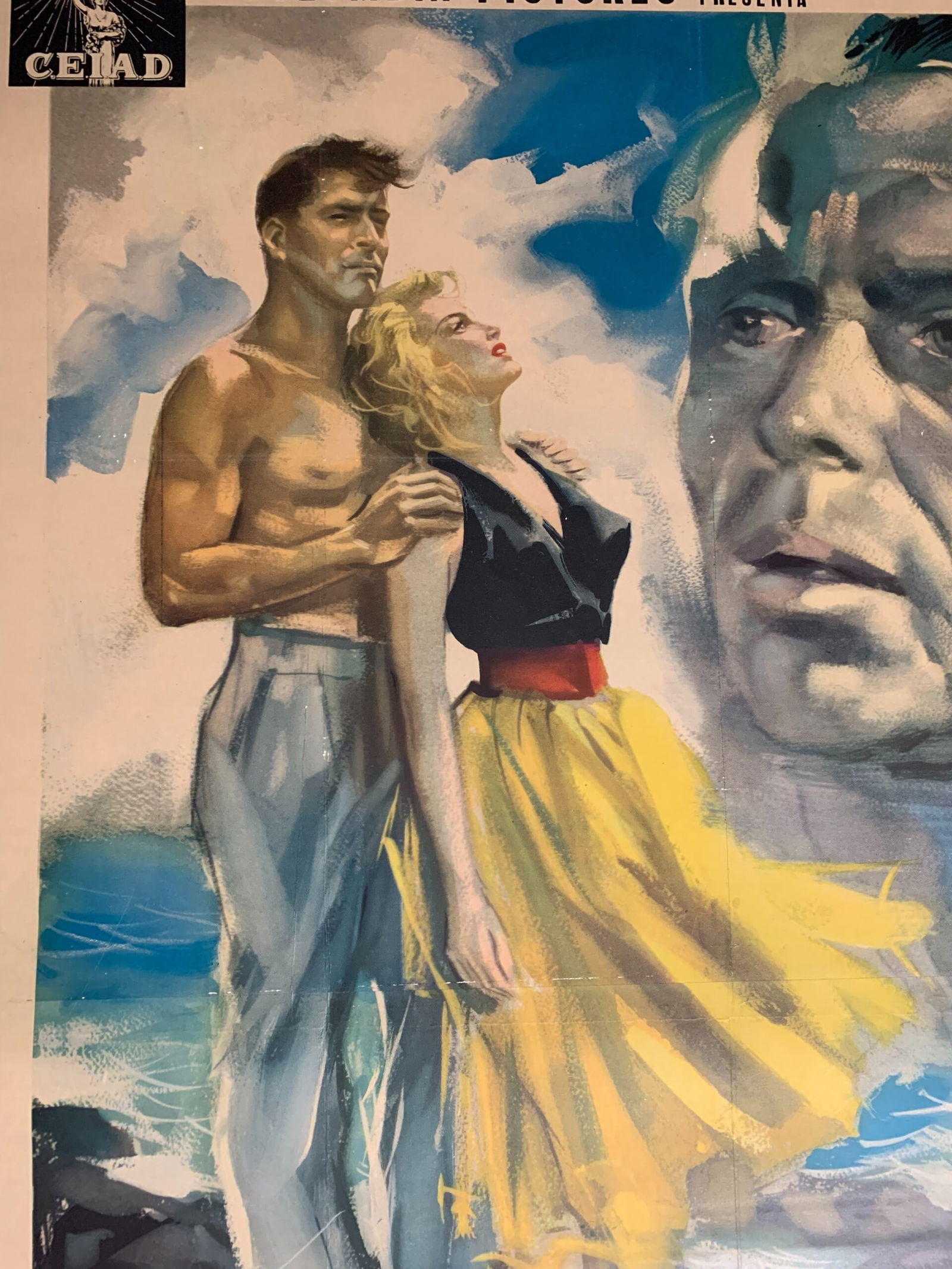 From Here to Eternity - Art by Simeoni (1953) 55x79 Italian Movie Poster LB - 6