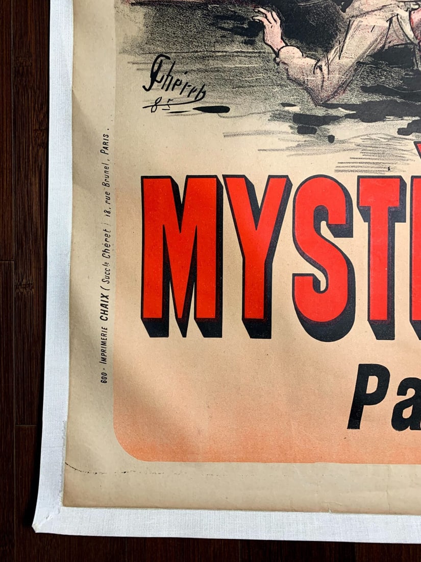 Petite Lyonnais - Art By Cheret (1885) 34.6x48.8 French Theater Poster LB - 3