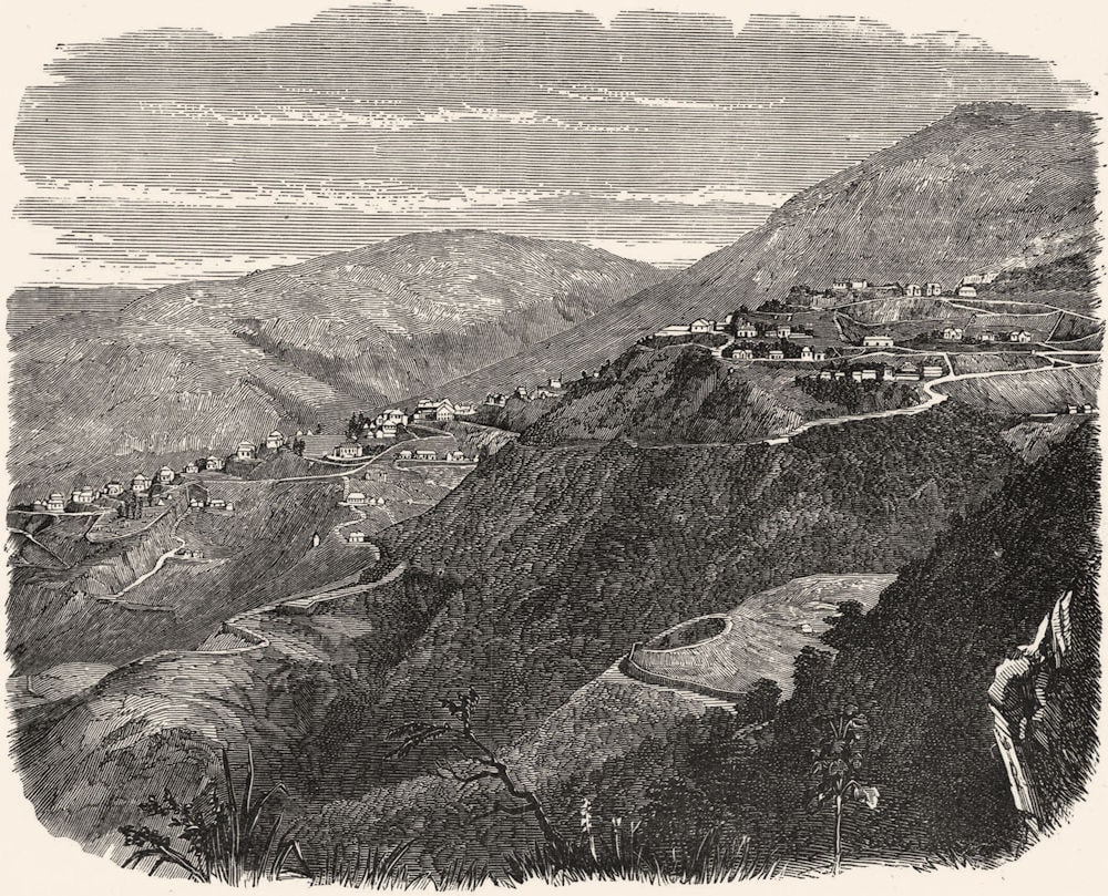 JAMAICA. W Indies. Newcastle, Blue Mountains c1880 old antique print picture (1 of 1)