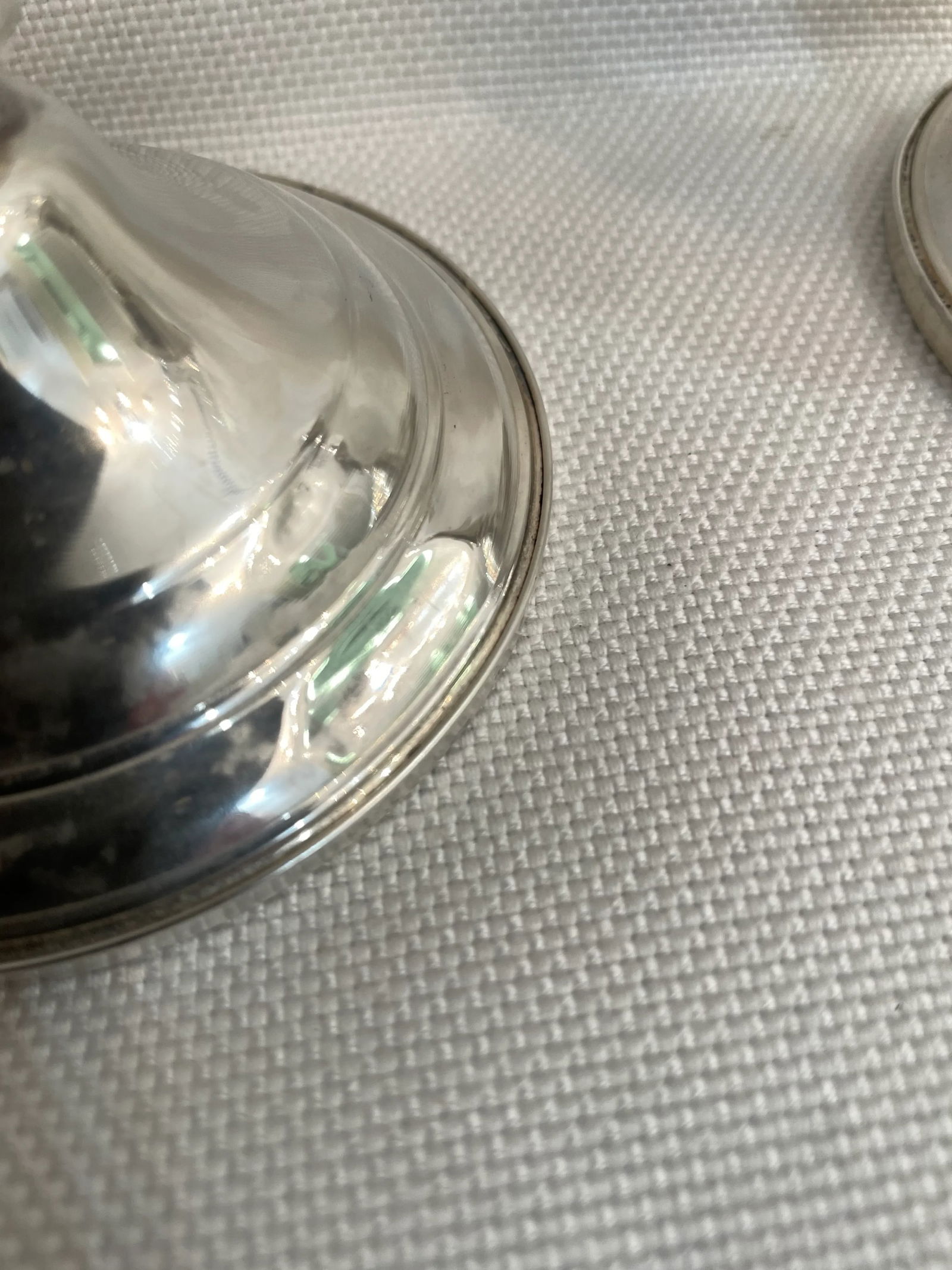 Early 20th Century Frank M Whiting Sterling Silver and Blown Glass Bud Vases - a Pair - 10