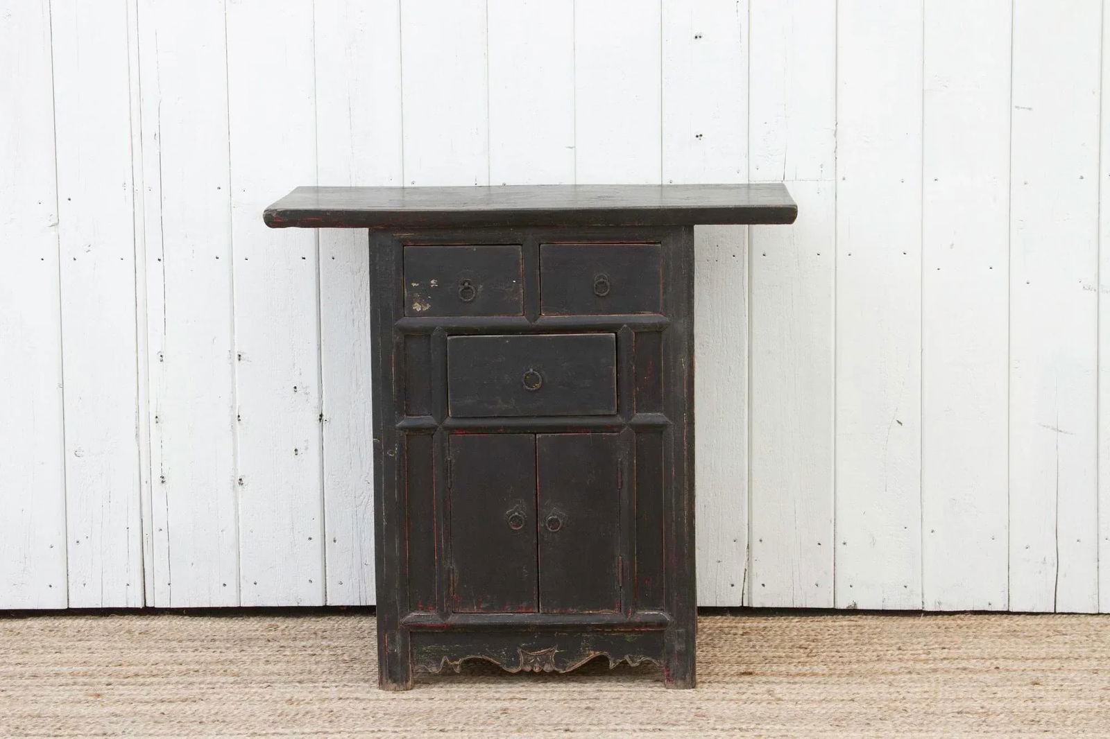 Midnight Black Chinese Cabinet - 13