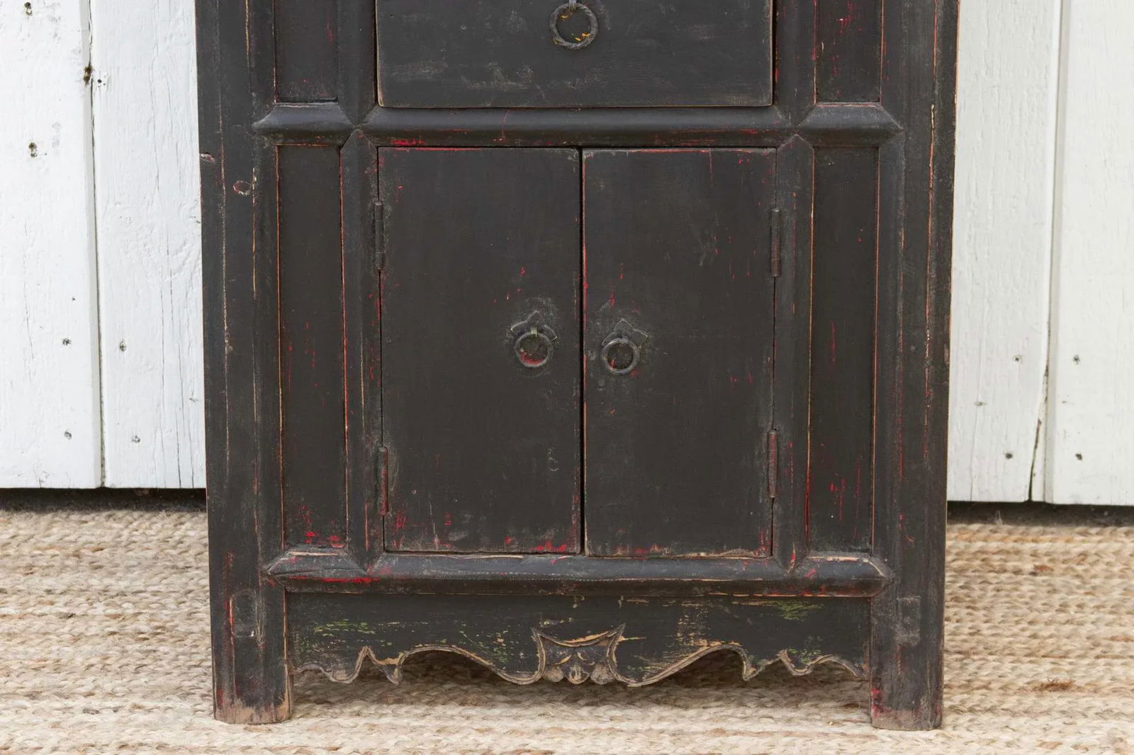 Midnight Black Chinese Cabinet - 7