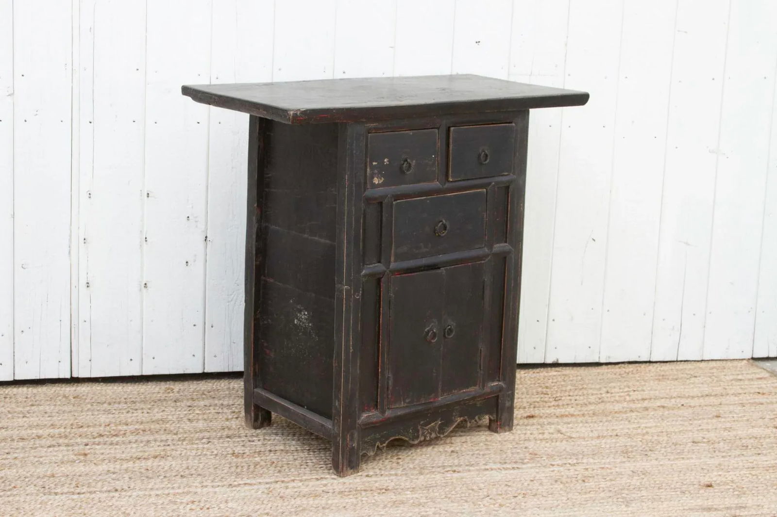 Midnight Black Chinese Cabinet - 8