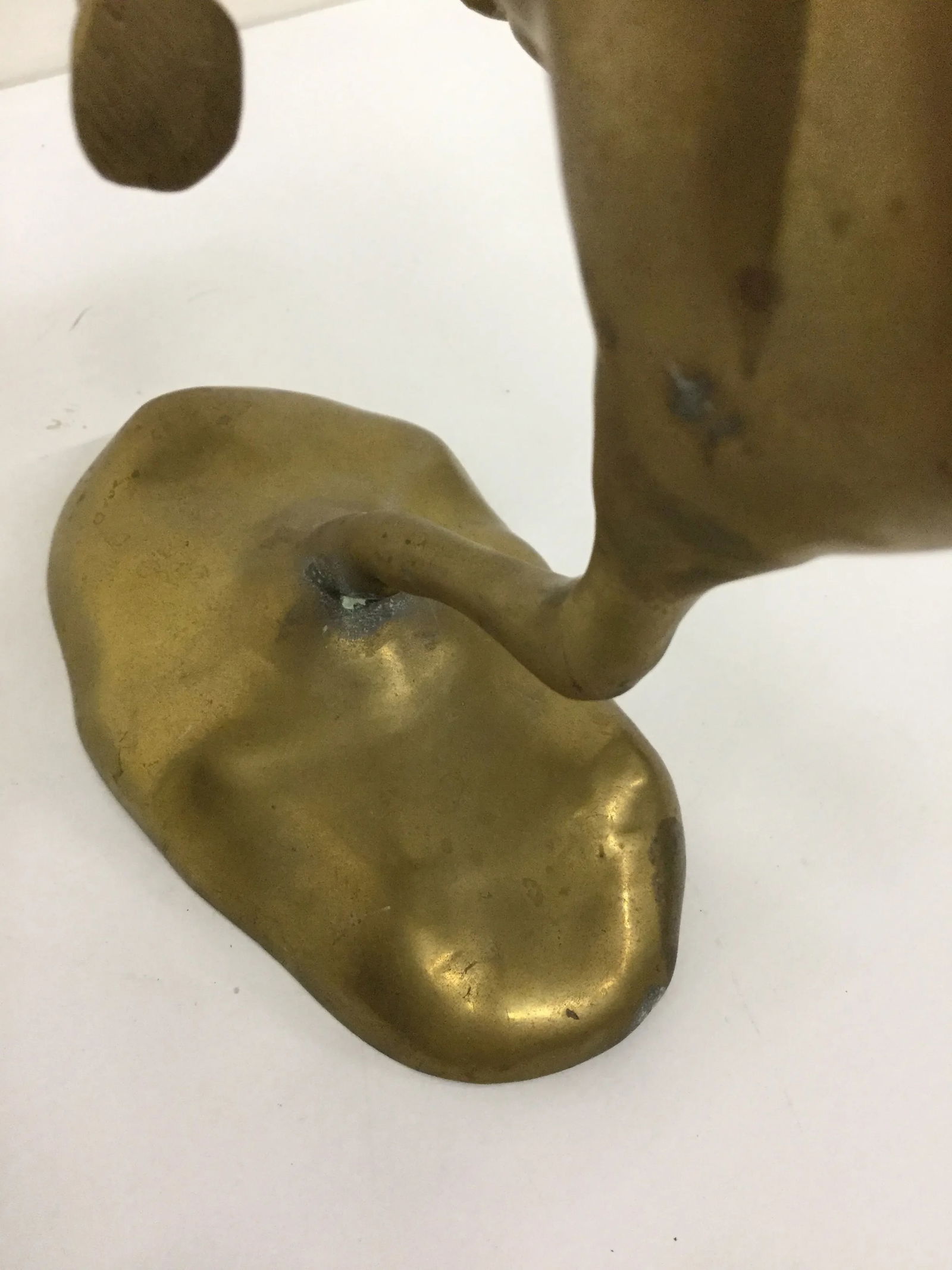 Solid Brass Wild Horse Sculpture - 8