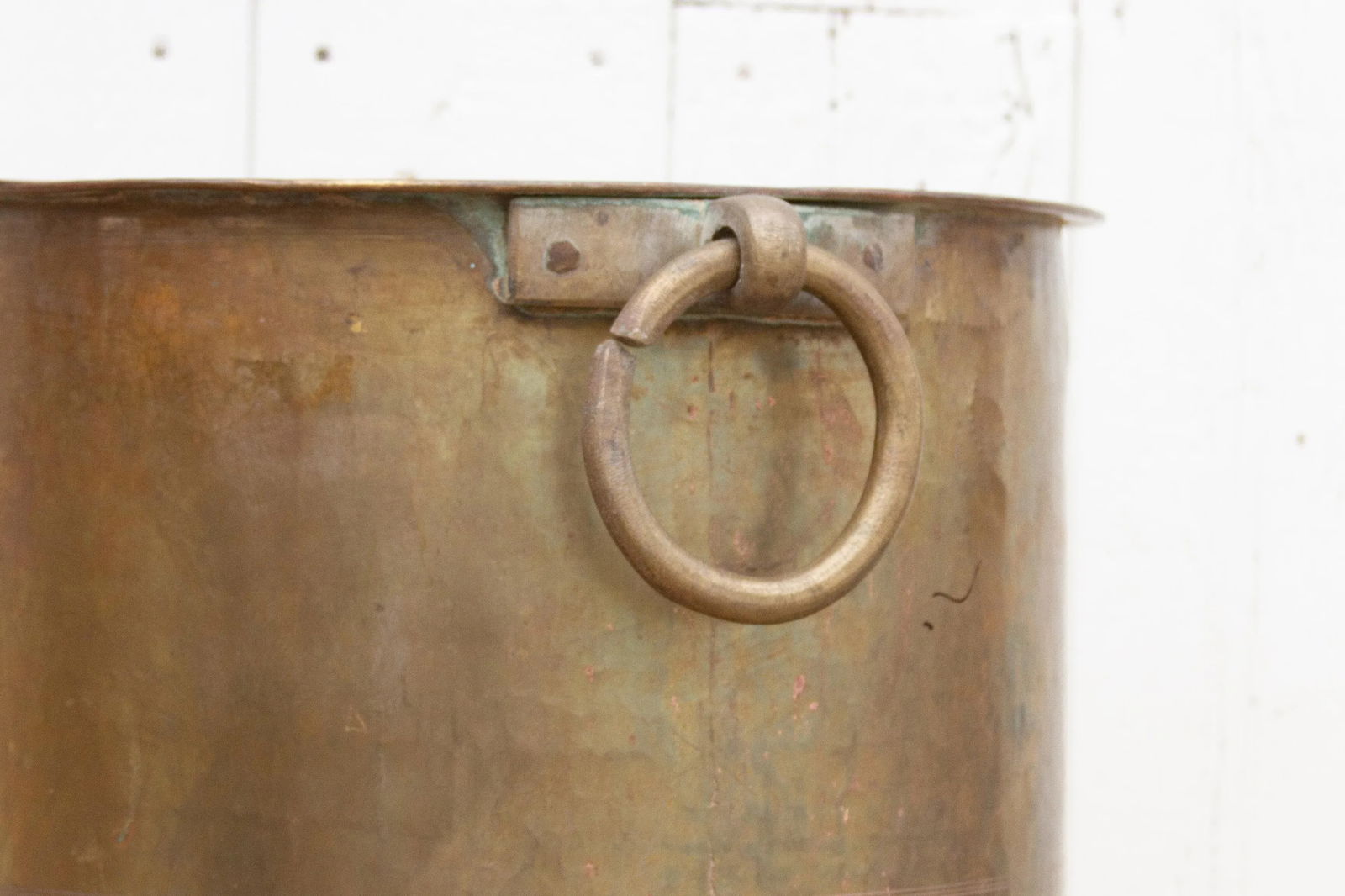 Large Polished Brass Indian Pot - 5