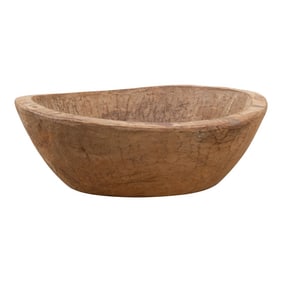 Large Primitive Antique French Bowl