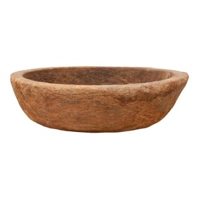 Large 19th Century Wood Dough Bowl