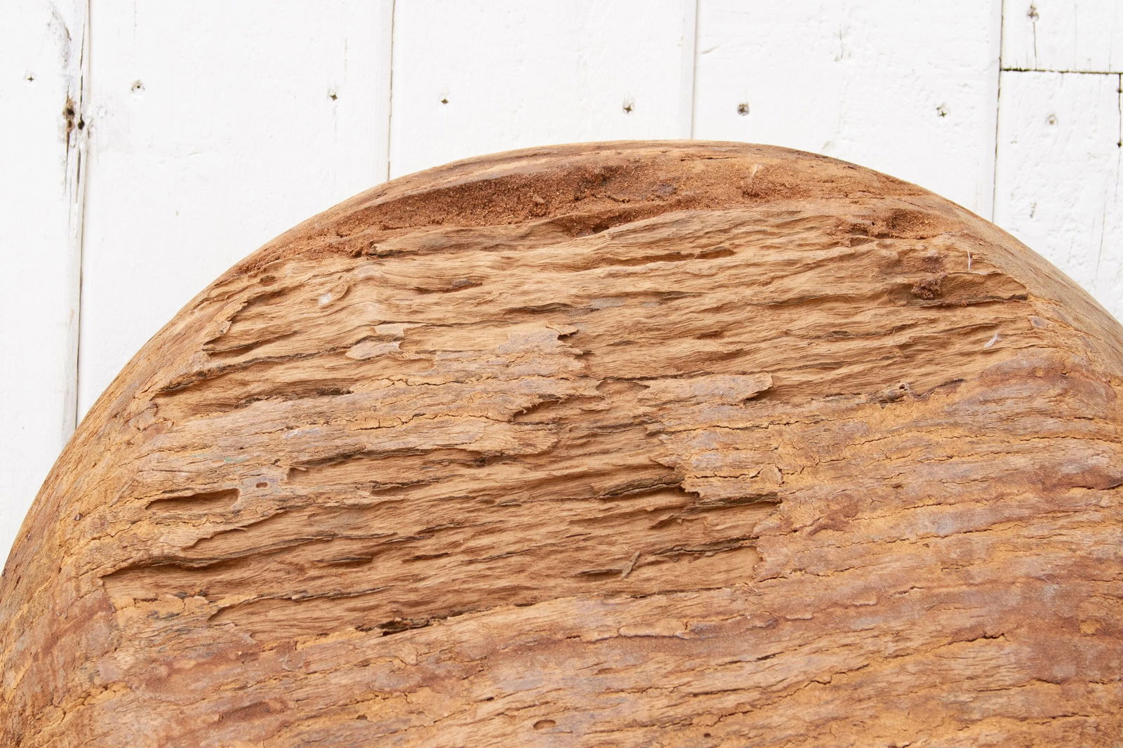 Large 19th Century Wood Dough Bowl - 9