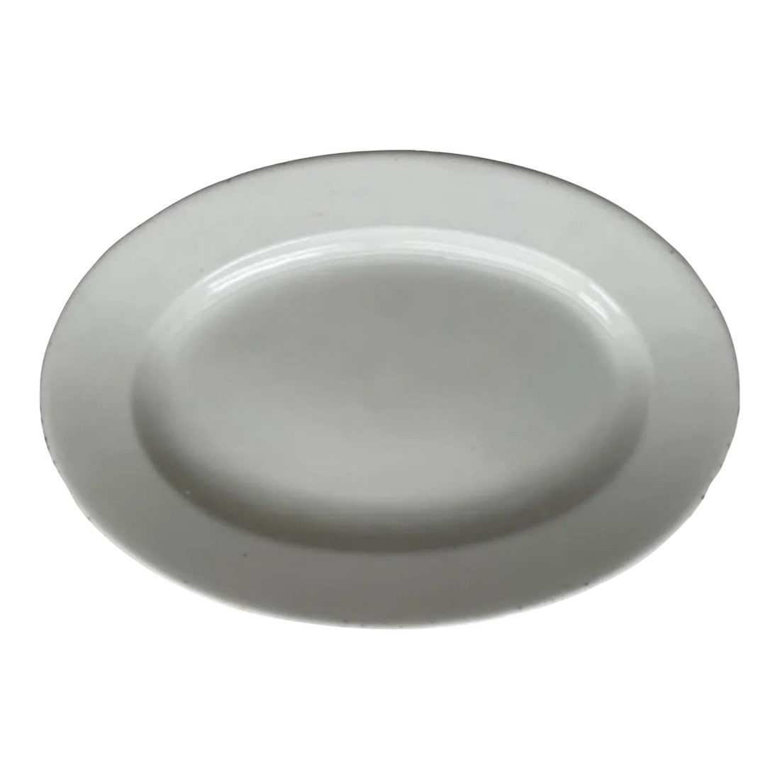 1862 Ironstone Platter: Fabulous 1862 Ironstone oval platter. Stamped. Condition: Alterations: Original Condition Unaltered Imperfections: Some Imperfections Condition Notes: Great. Dimensions: Height: 9.25 in. Width: