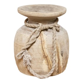 Wooden Rustic Vase-Devi