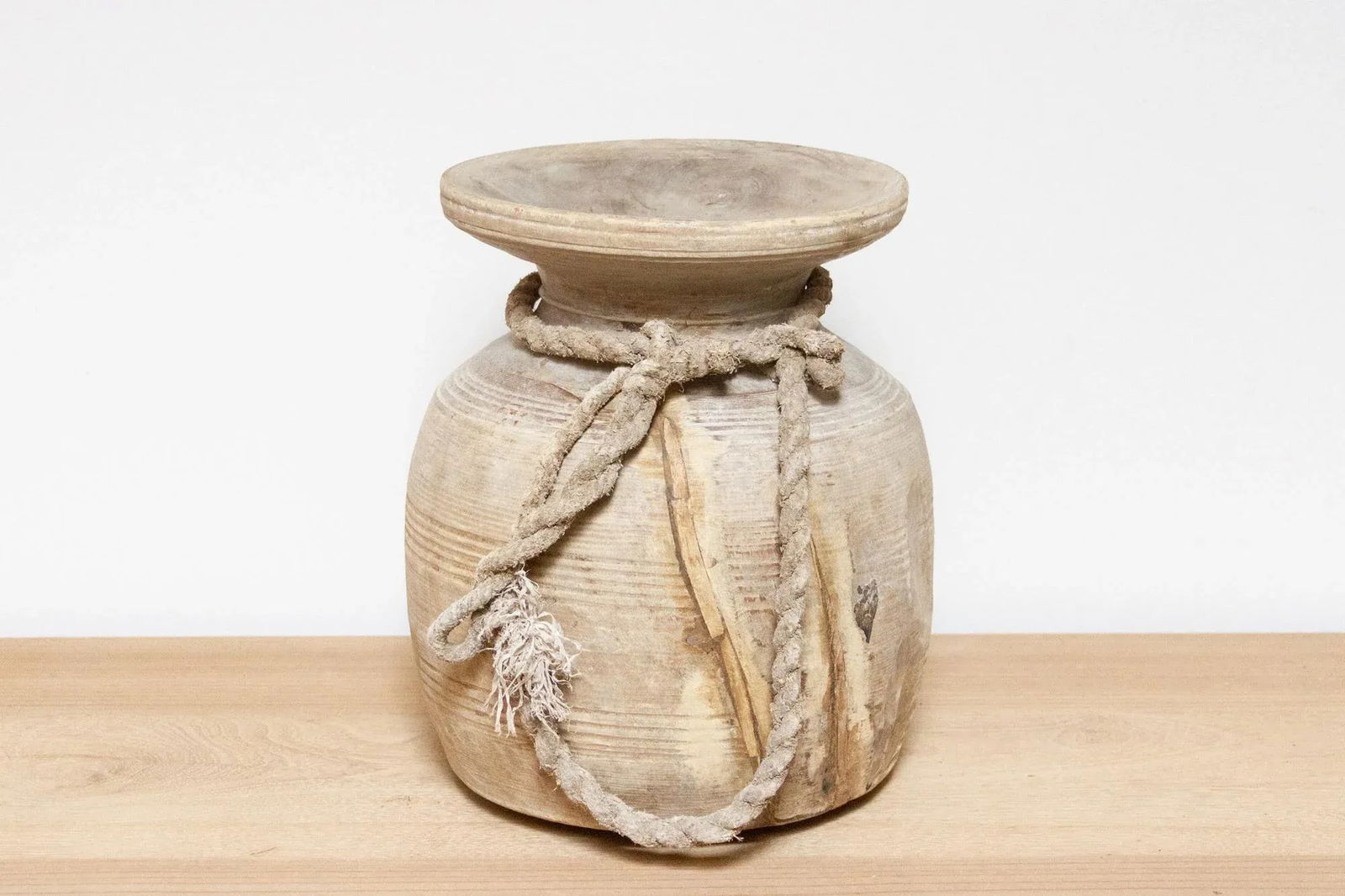 Wooden Rustic Vase-Devi - 3