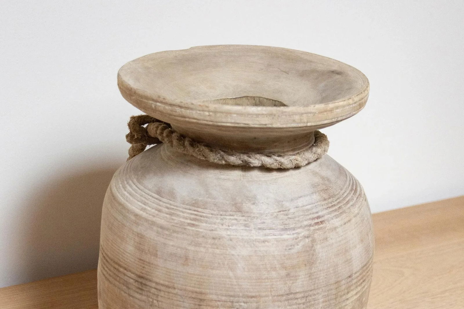 Wooden Rustic Vase-Devi - 6